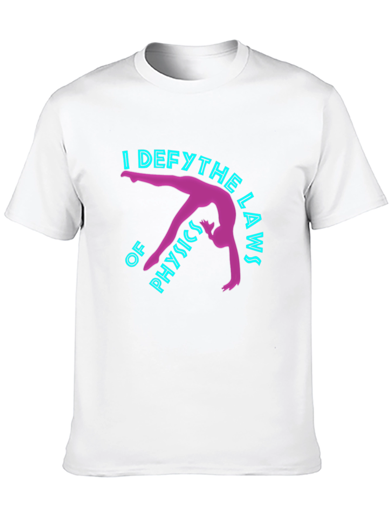 Defy Physics T-Shirt - Gymnastics Design