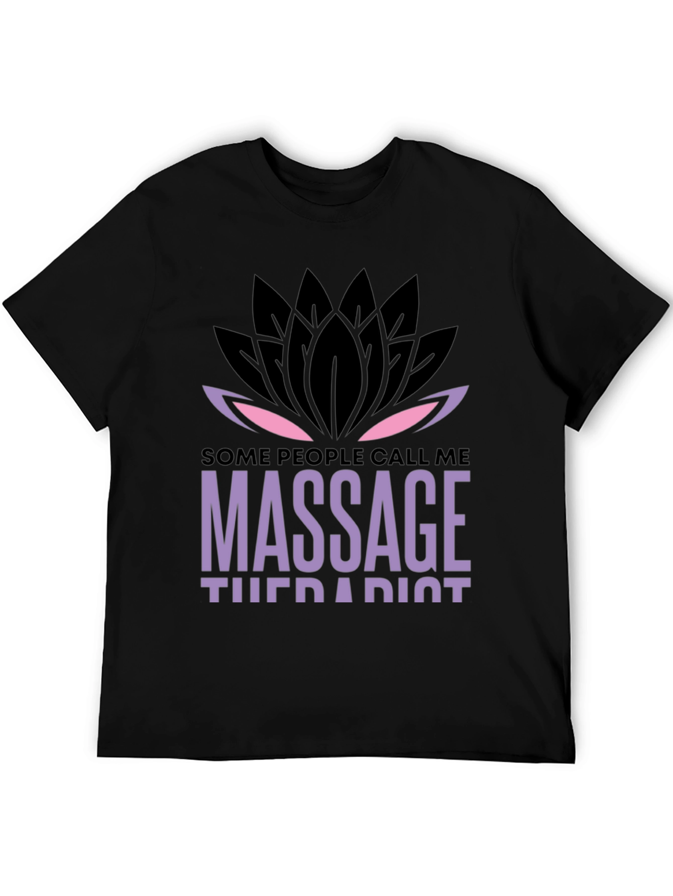 Massage Therapist Lotus Graphic T-Shirt - Unique Design