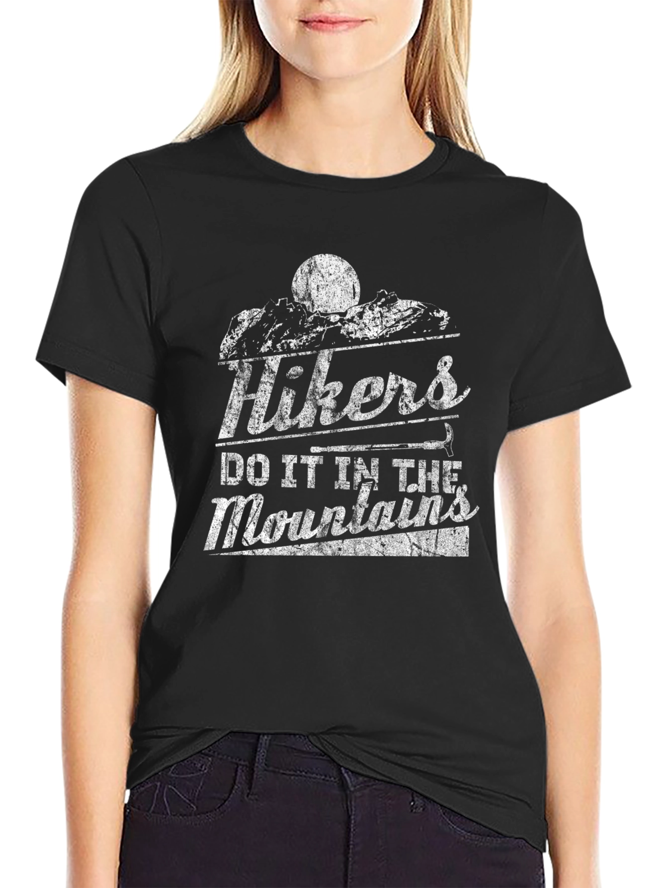 Hikers Do It In The Mountains Graphic Tee