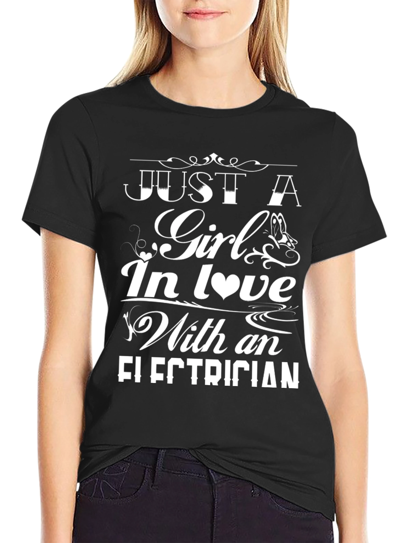 Just A Girl In Love With An Electrician T-Shirt