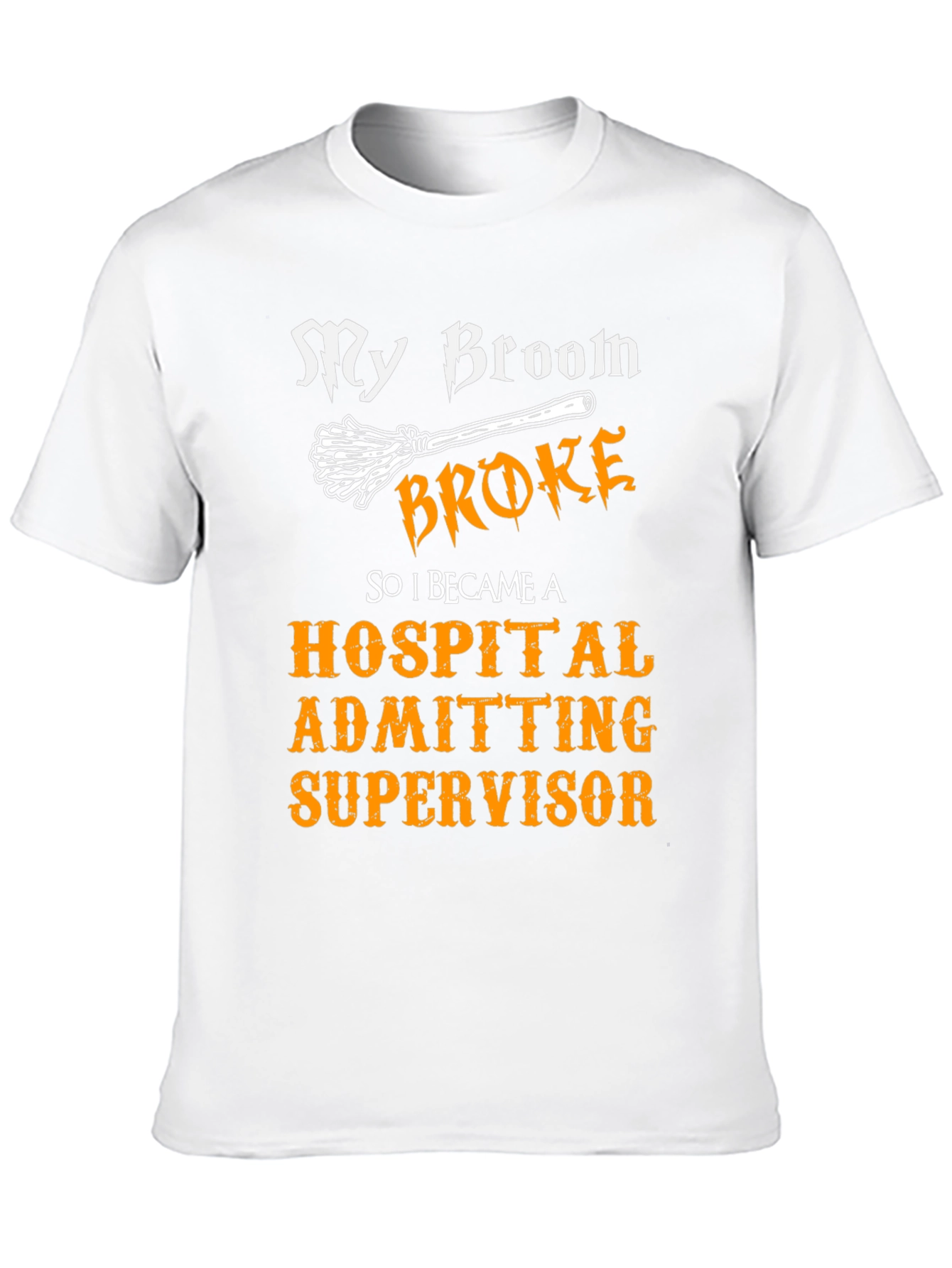 Hospital Admitting Supervisor Halloween T-Shirt