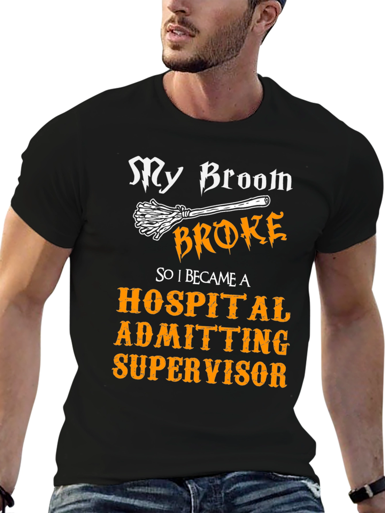 Hospital Admitting Supervisor Halloween T-Shirt