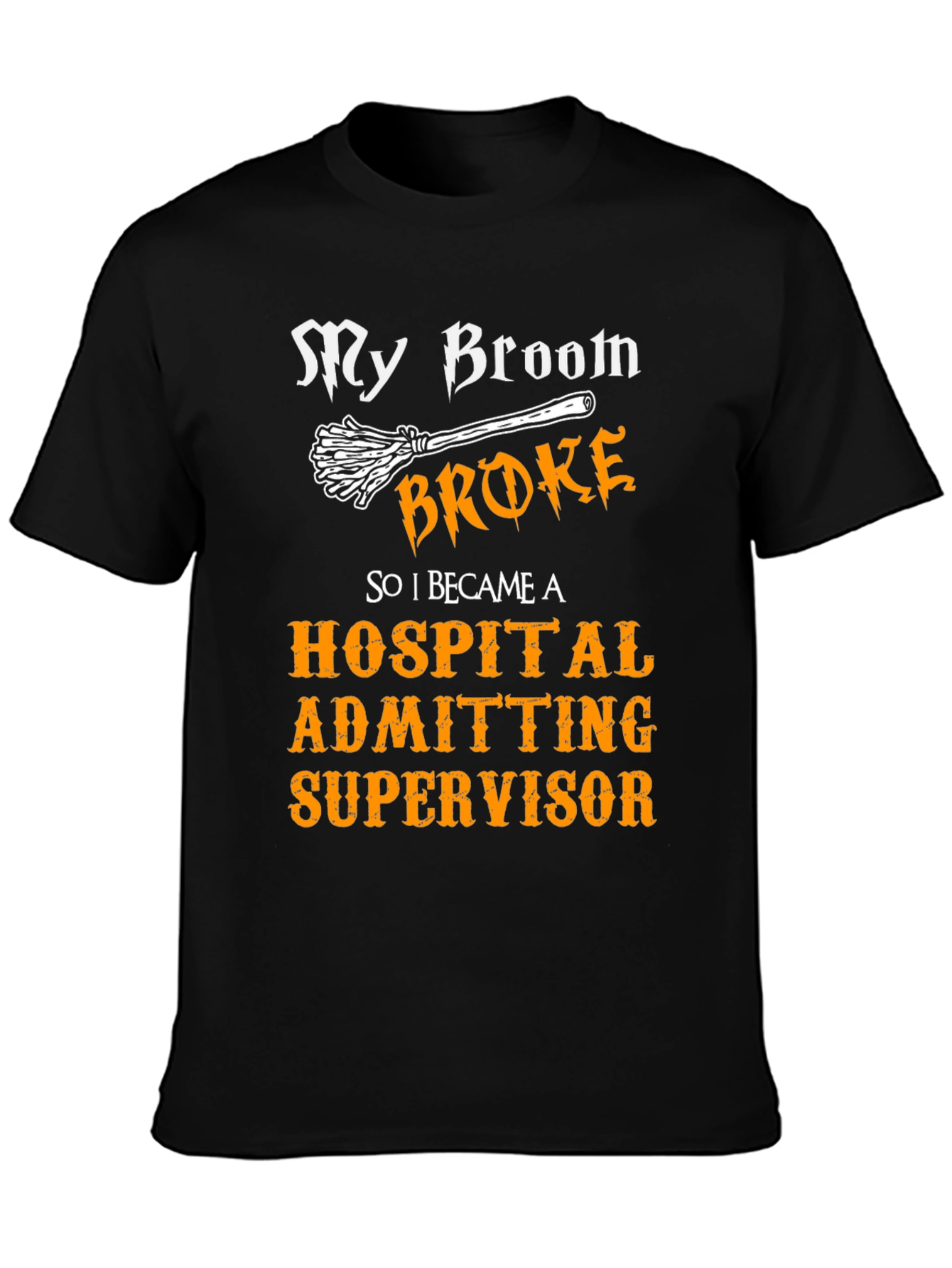 Hospital Admitting Supervisor Halloween T-Shirt