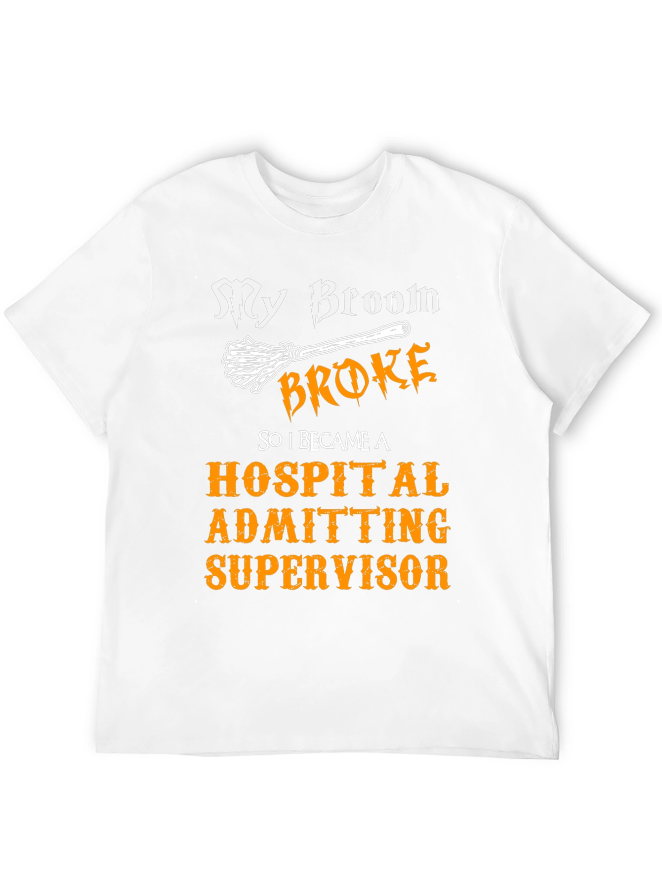 Hospital Admitting Supervisor Halloween T-Shirt