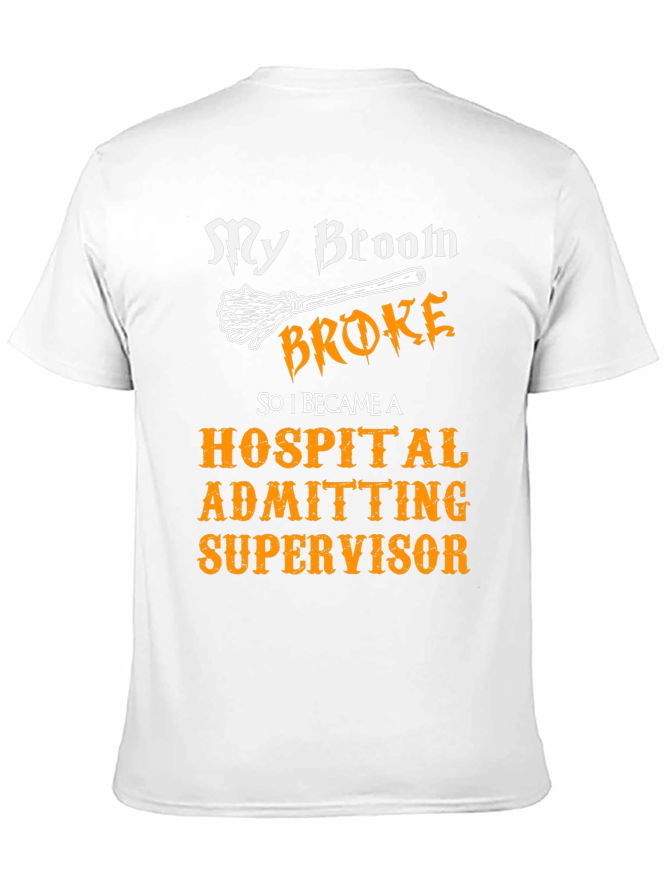Hospital Admitting Supervisor Halloween T-Shirt