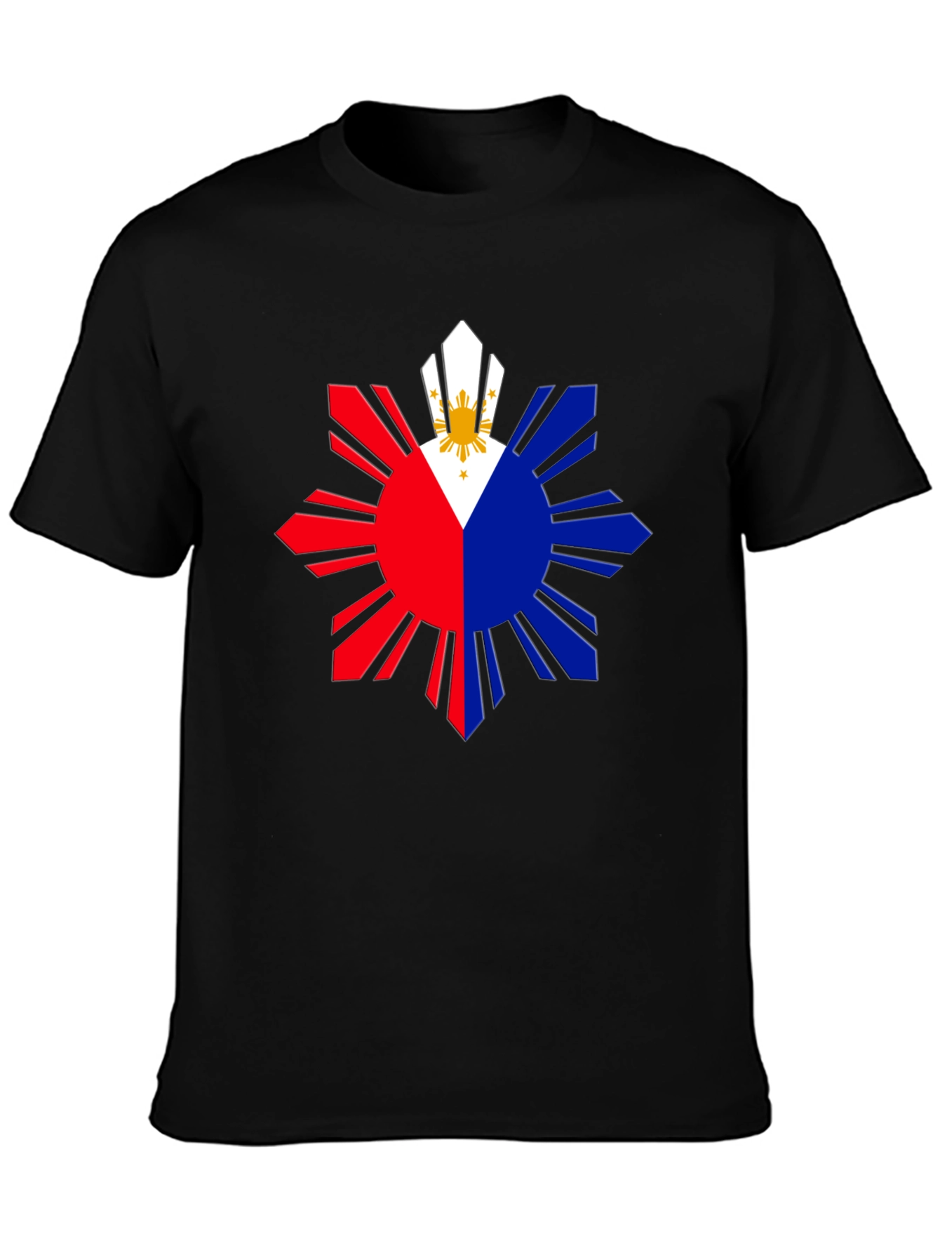 Philippines Flag Sun T-Shirt - Filipino Pride Tee