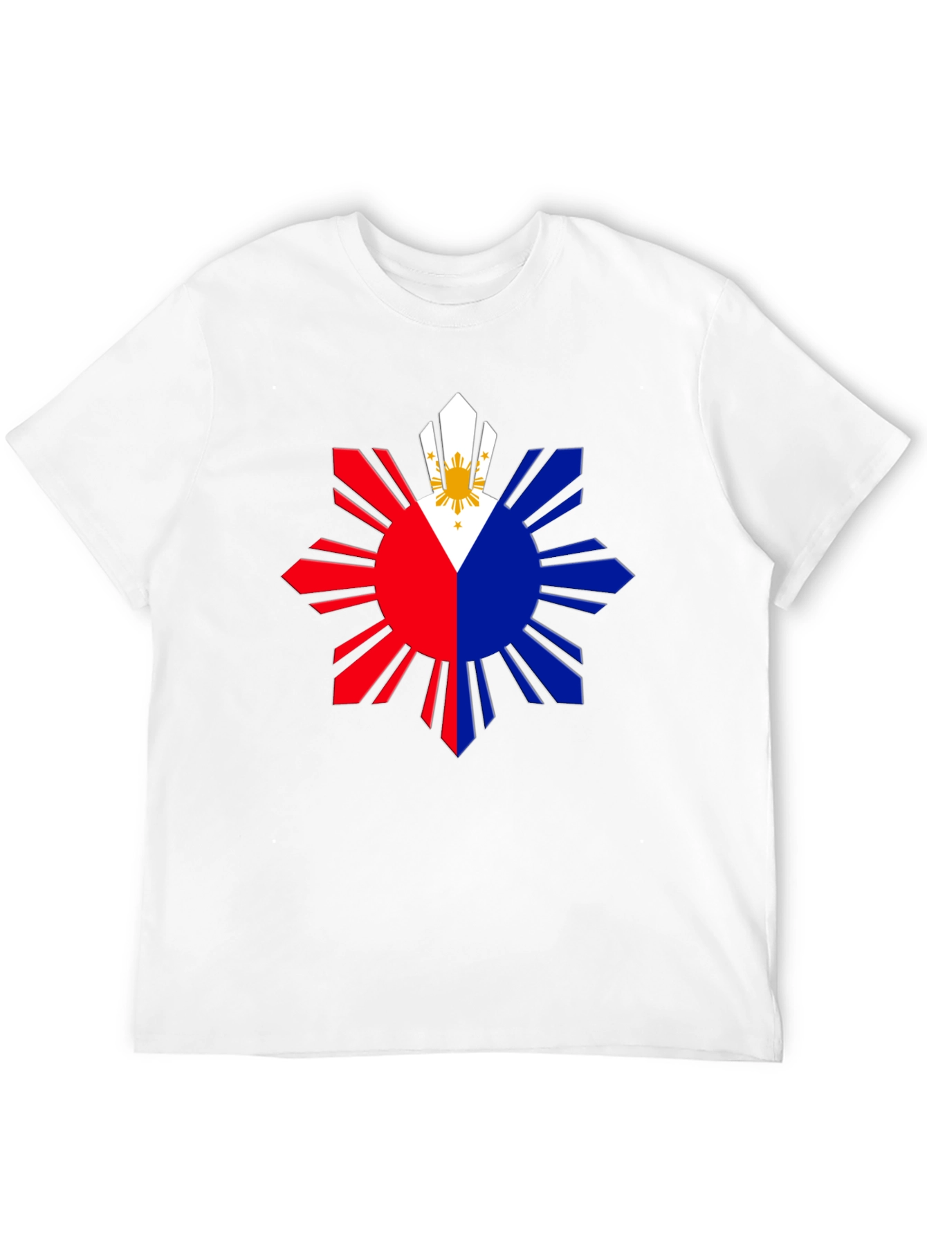 Philippines Flag Sun T-Shirt - Filipino Pride Tee