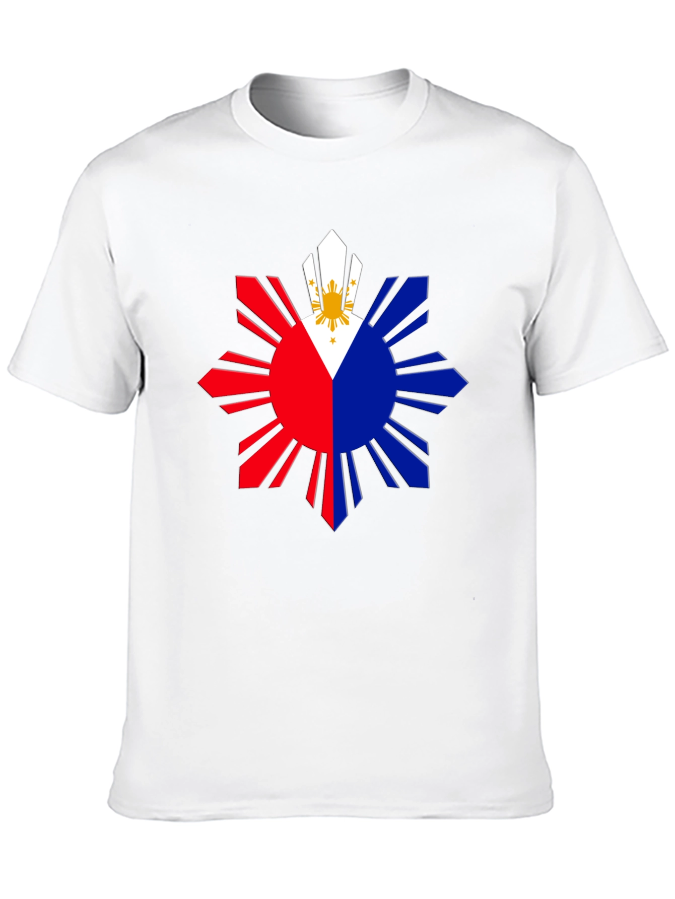 Philippines Flag Sun T-Shirt - Filipino Pride Tee