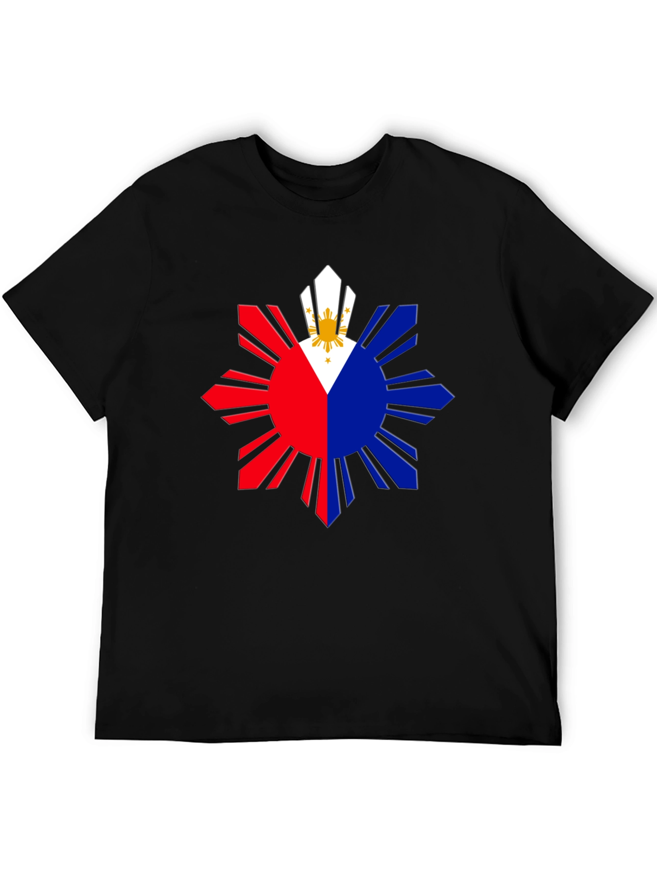 Philippines Flag Sun T-Shirt - Filipino Pride Tee
