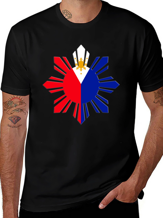 Philippines Flag Sun T-Shirt - Filipino Pride Tee