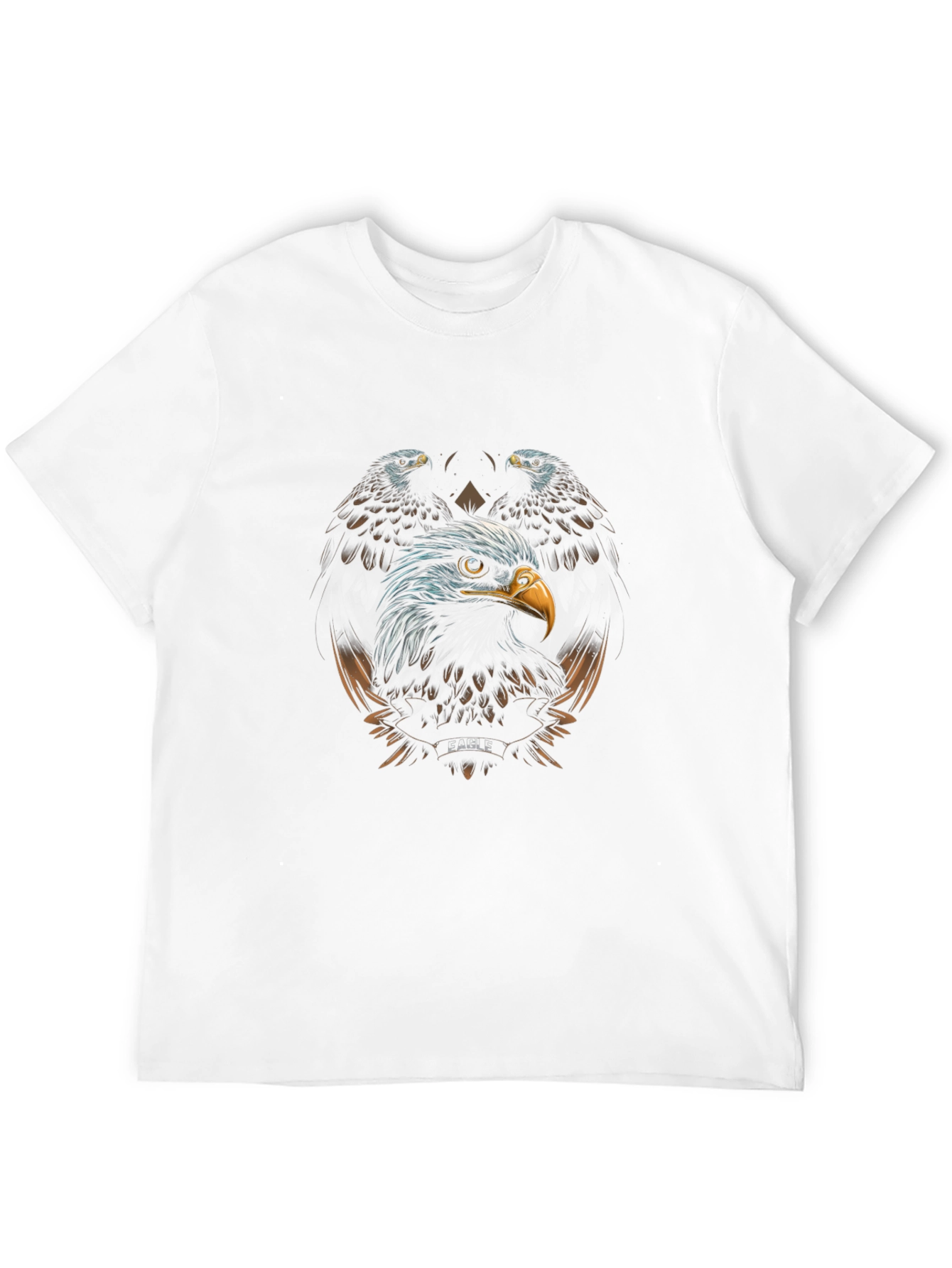 Eagle Graphic Print T-Shirt - Premium Cotton Blend