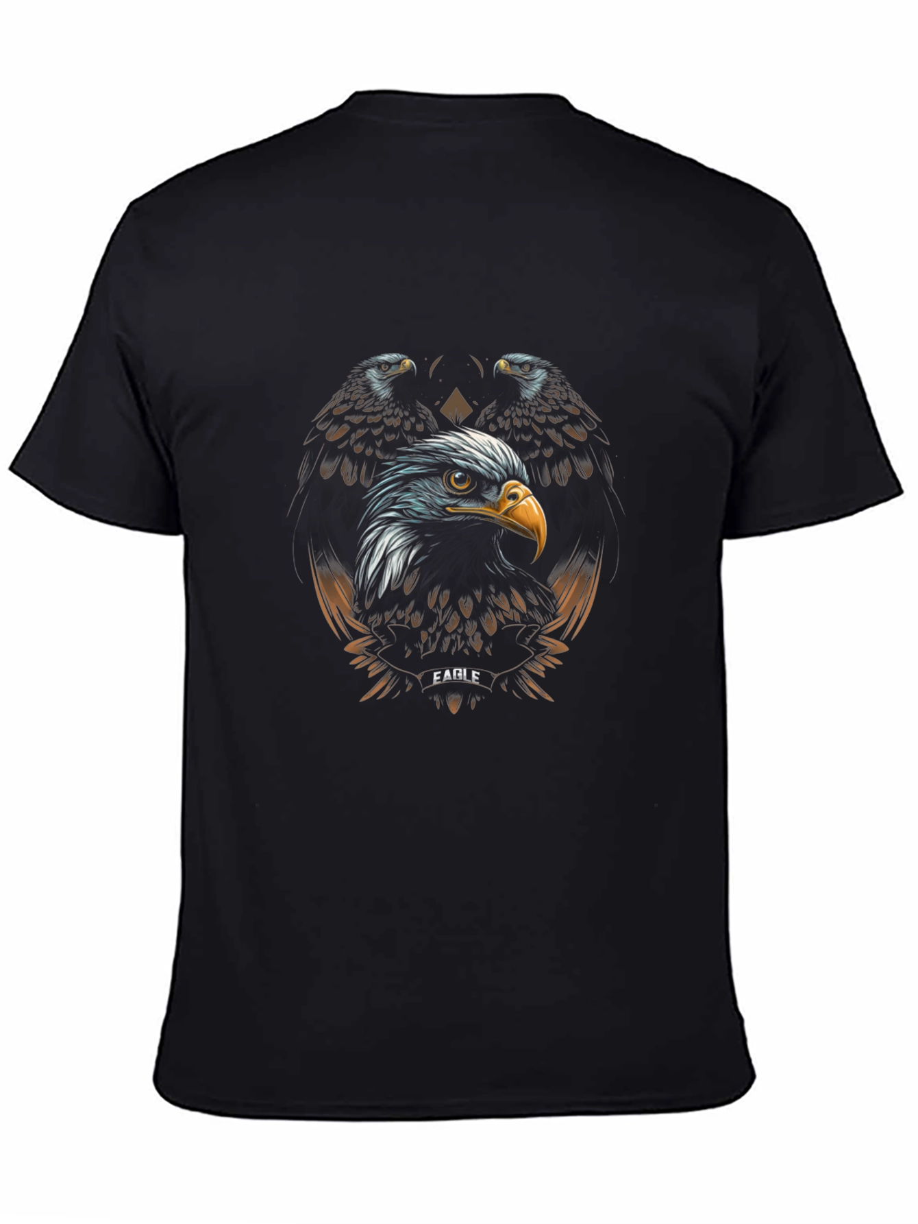 Eagle Graphic Print T-Shirt - Premium Cotton Blend