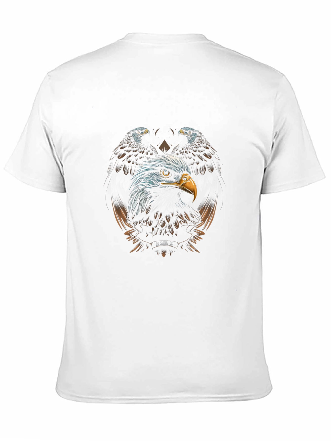 Eagle Graphic Print T-Shirt - Premium Cotton Blend