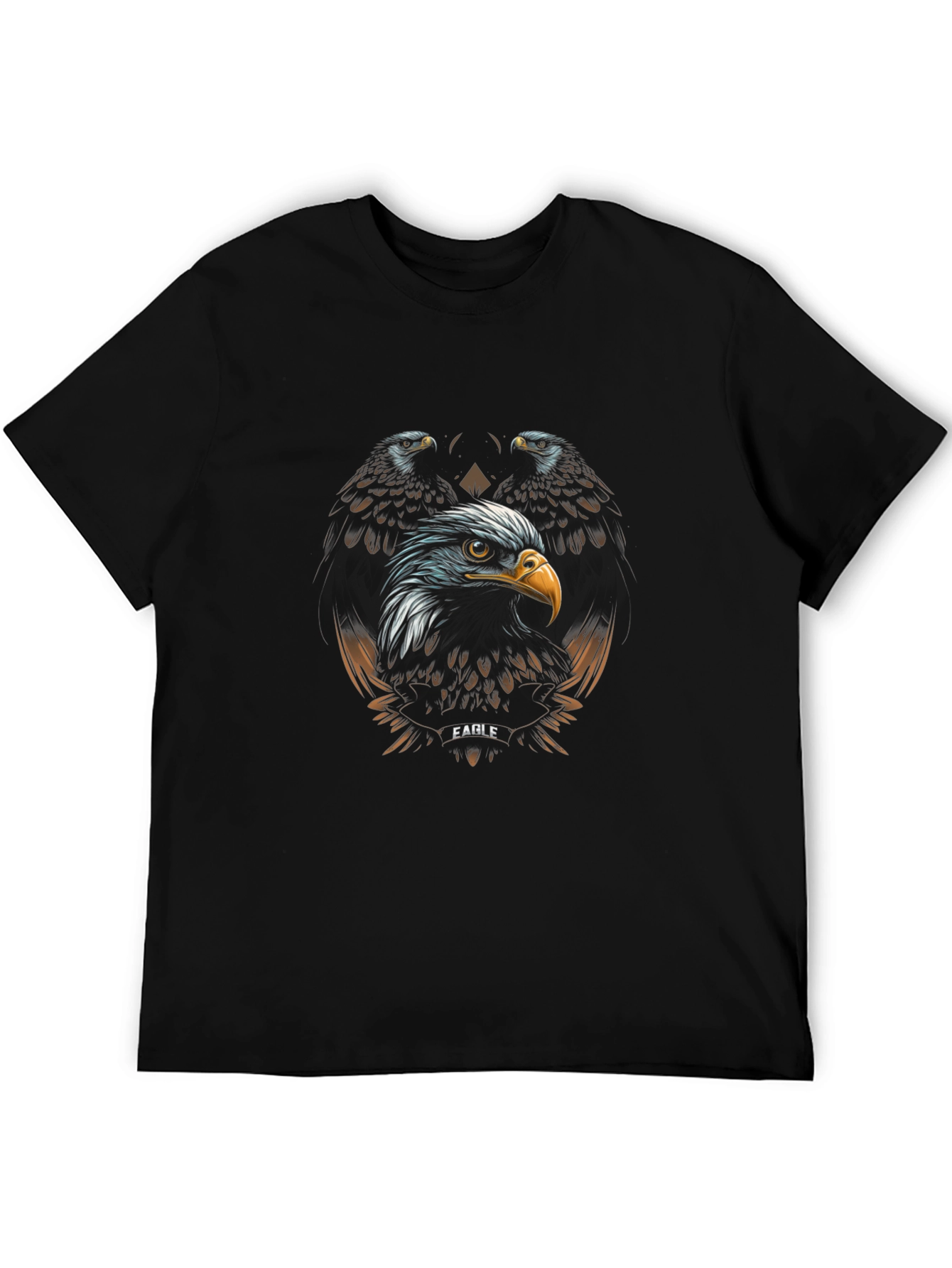 Eagle Graphic Print T-Shirt - Premium Cotton Blend