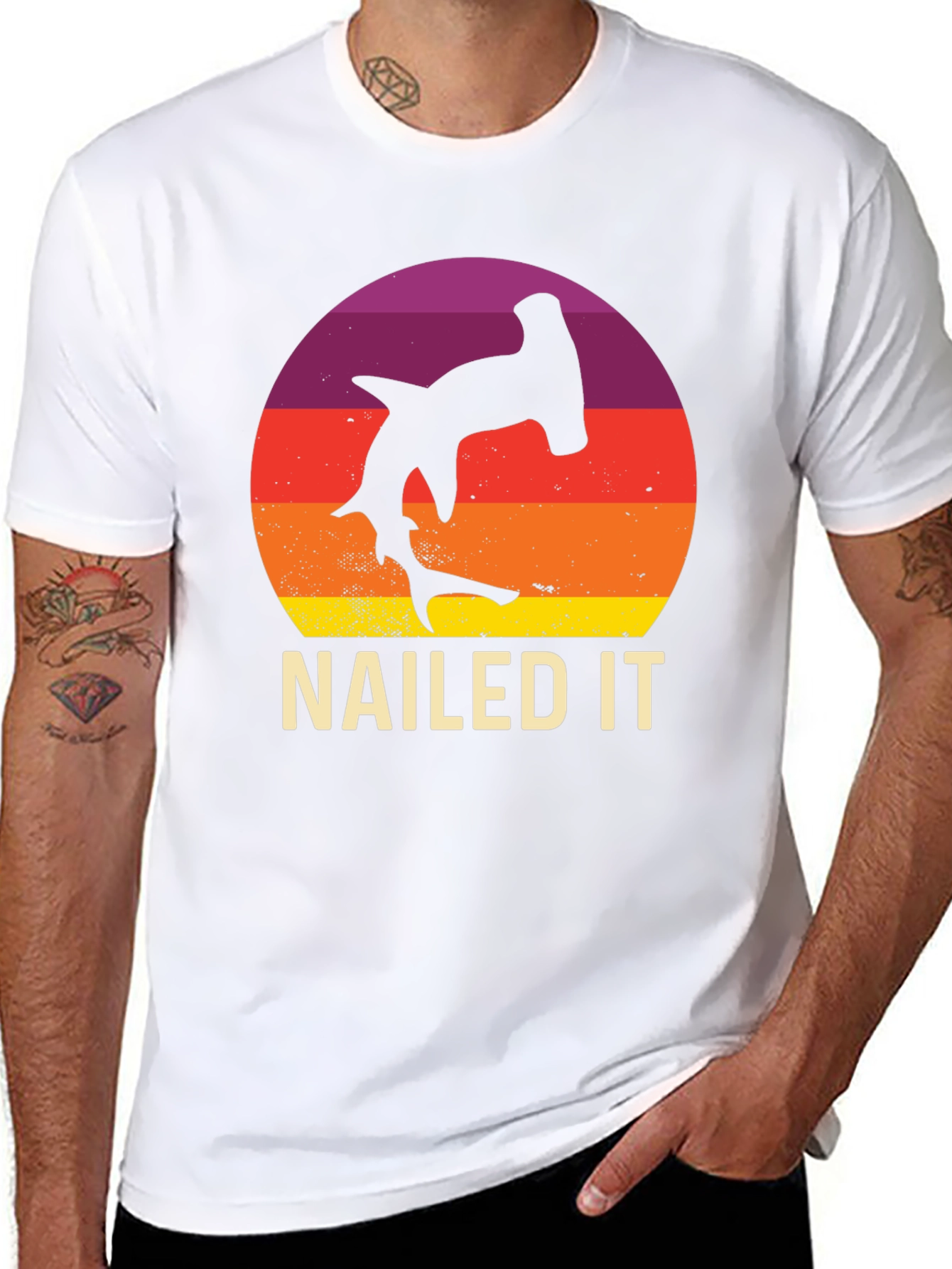 Nailed It Hammerhead Shark Graphic Tee