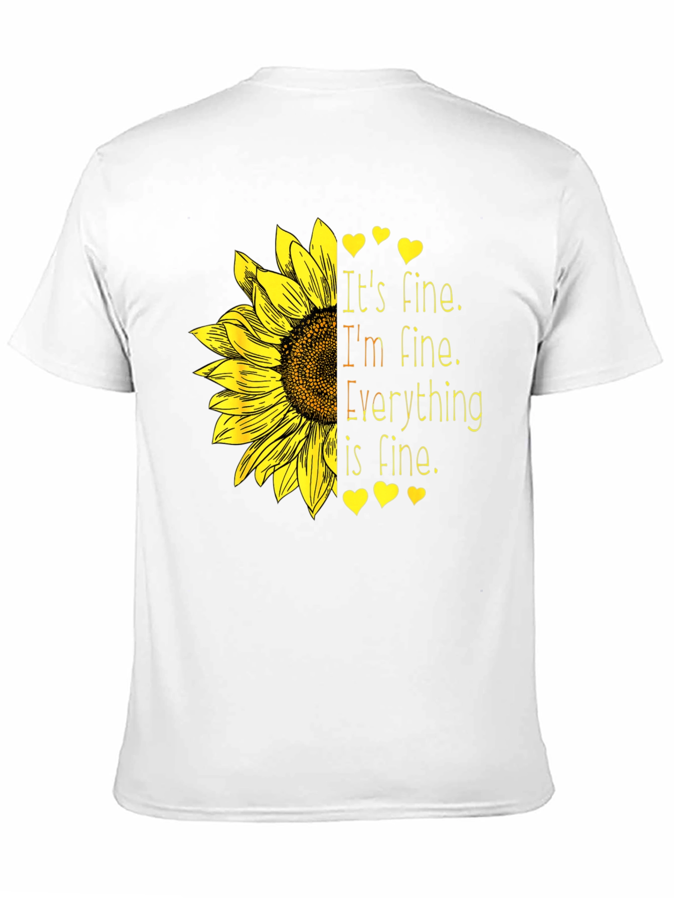 Its Fine Sunflower Graphic Tee