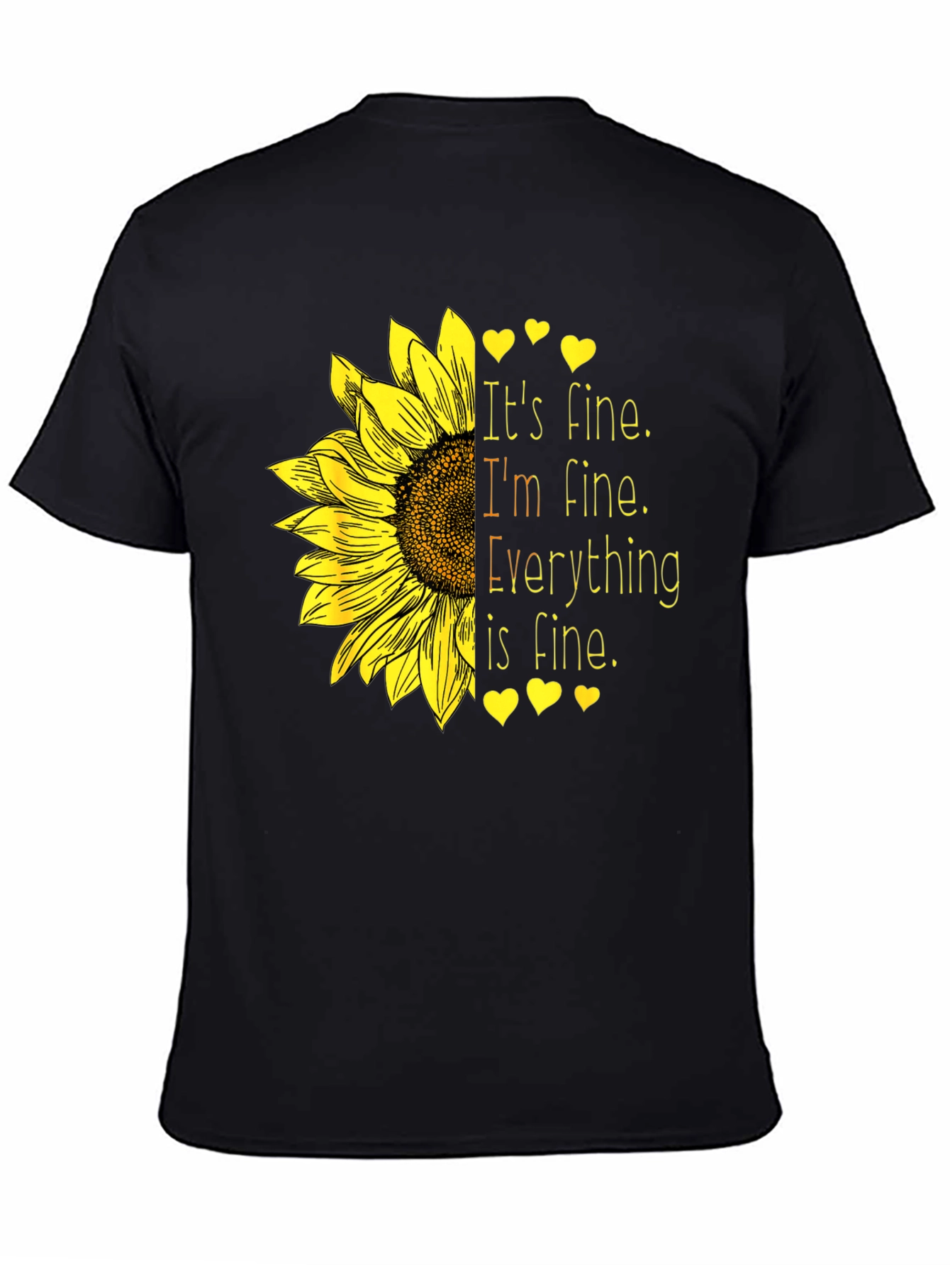 Its Fine Sunflower Graphic Tee