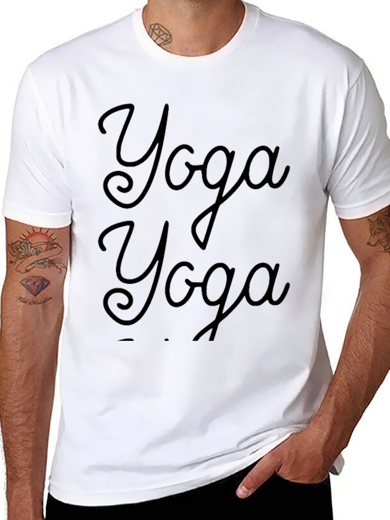 Yoga Graphic T-Shirt - Casual Comfort