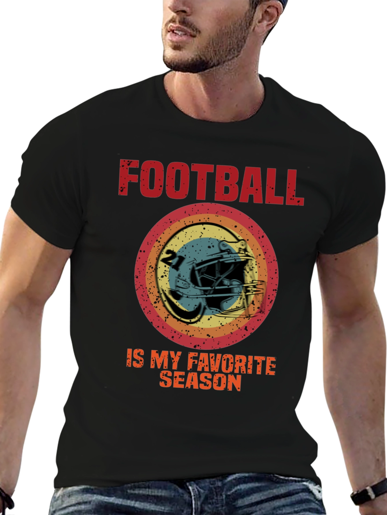 Football Is My Favorite Season Graphic T-Shirt