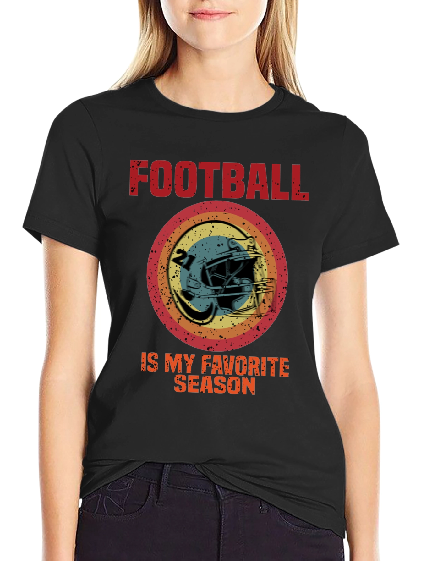 Football Is My Favorite Season Graphic T-Shirt