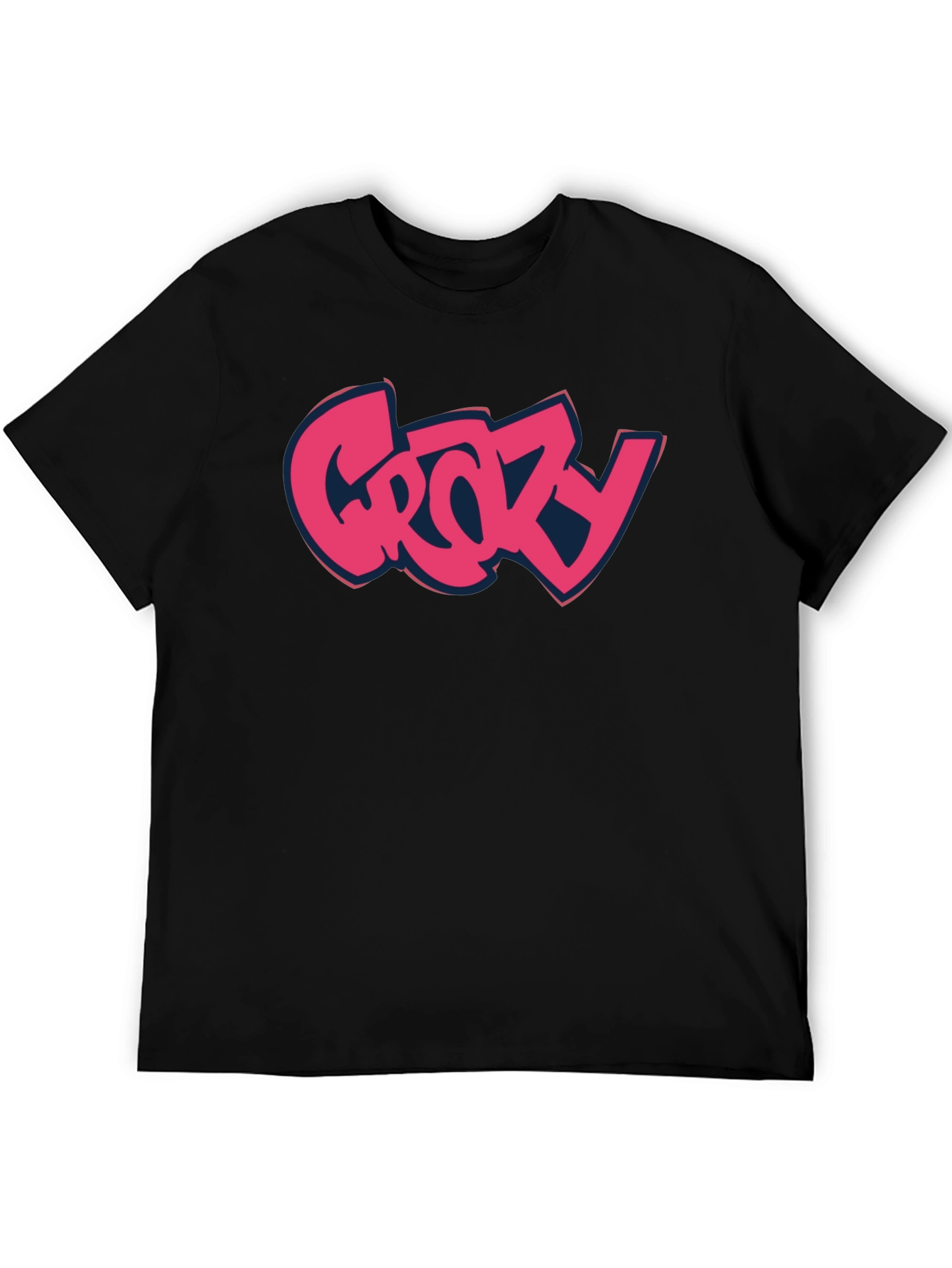 Grozy Black T-Shirt - Casual Wear