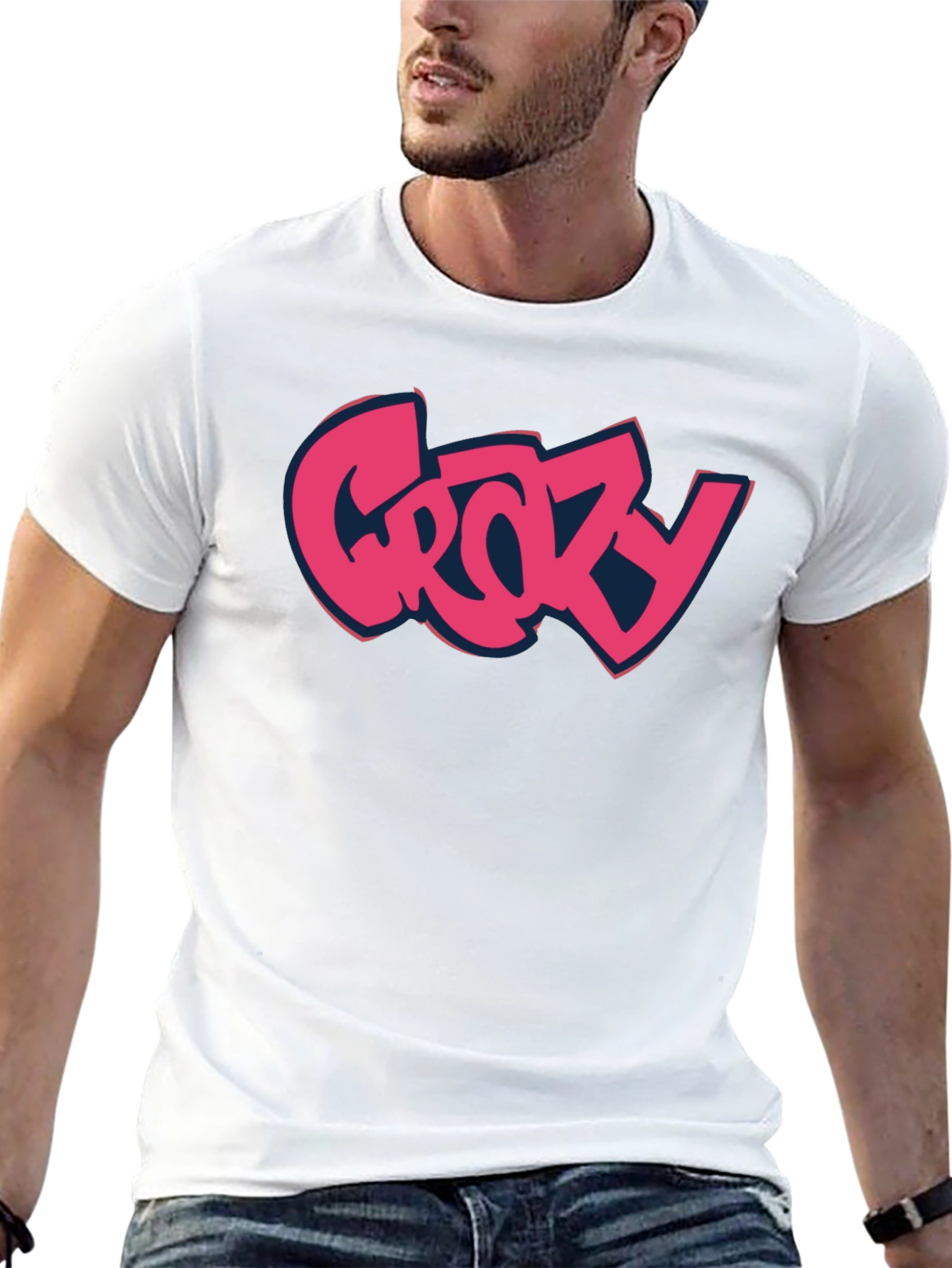 Grozy Black T-Shirt - Casual Wear