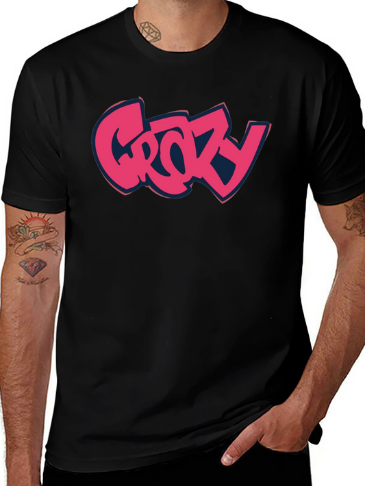 Grozy Black T-Shirt - Casual Wear