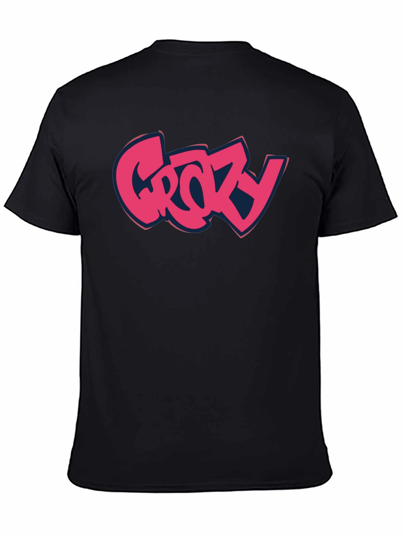 Grozy Black T-Shirt - Casual Wear