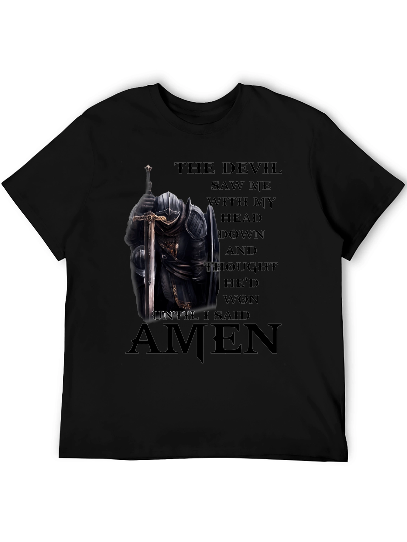 The Devil Saw Me Knight T-Shirt