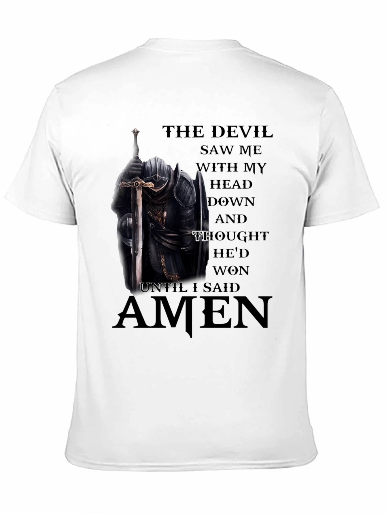 The Devil Saw Me Knight T-Shirt