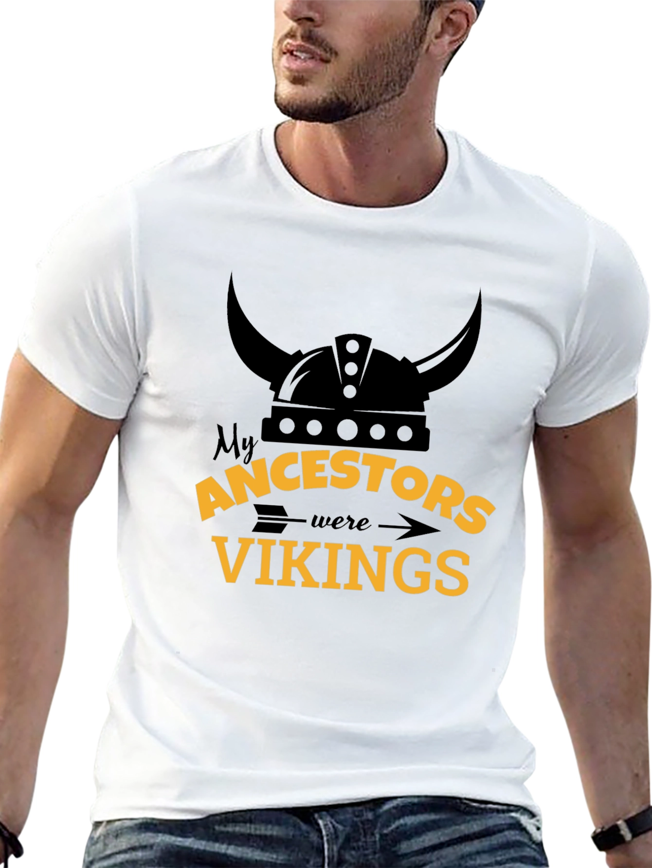 Viking Ancestry T-Shirt - Black