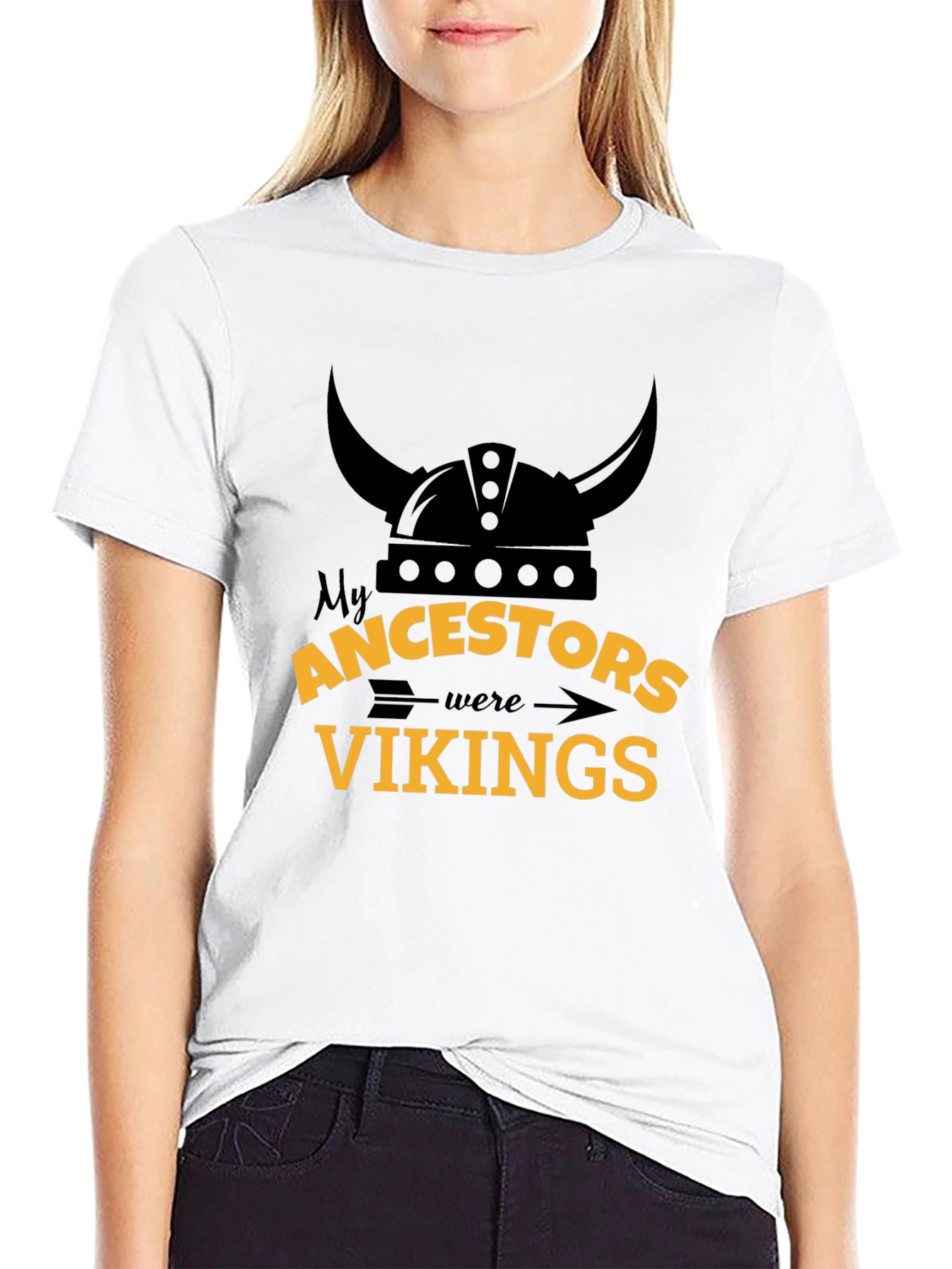 Viking Ancestry T-Shirt - Black