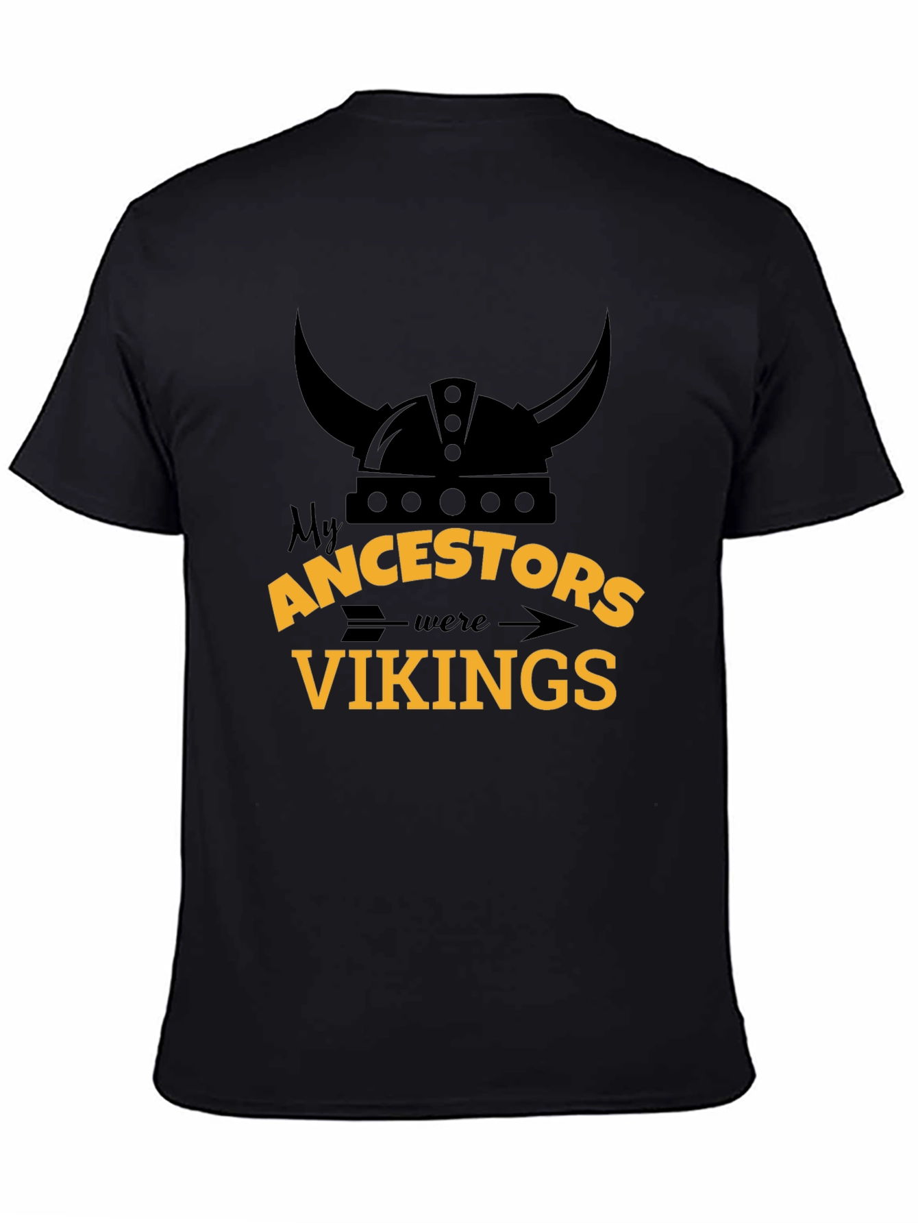Viking Ancestry T-Shirt - Black