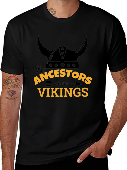 Viking Ancestry T-Shirt - Black