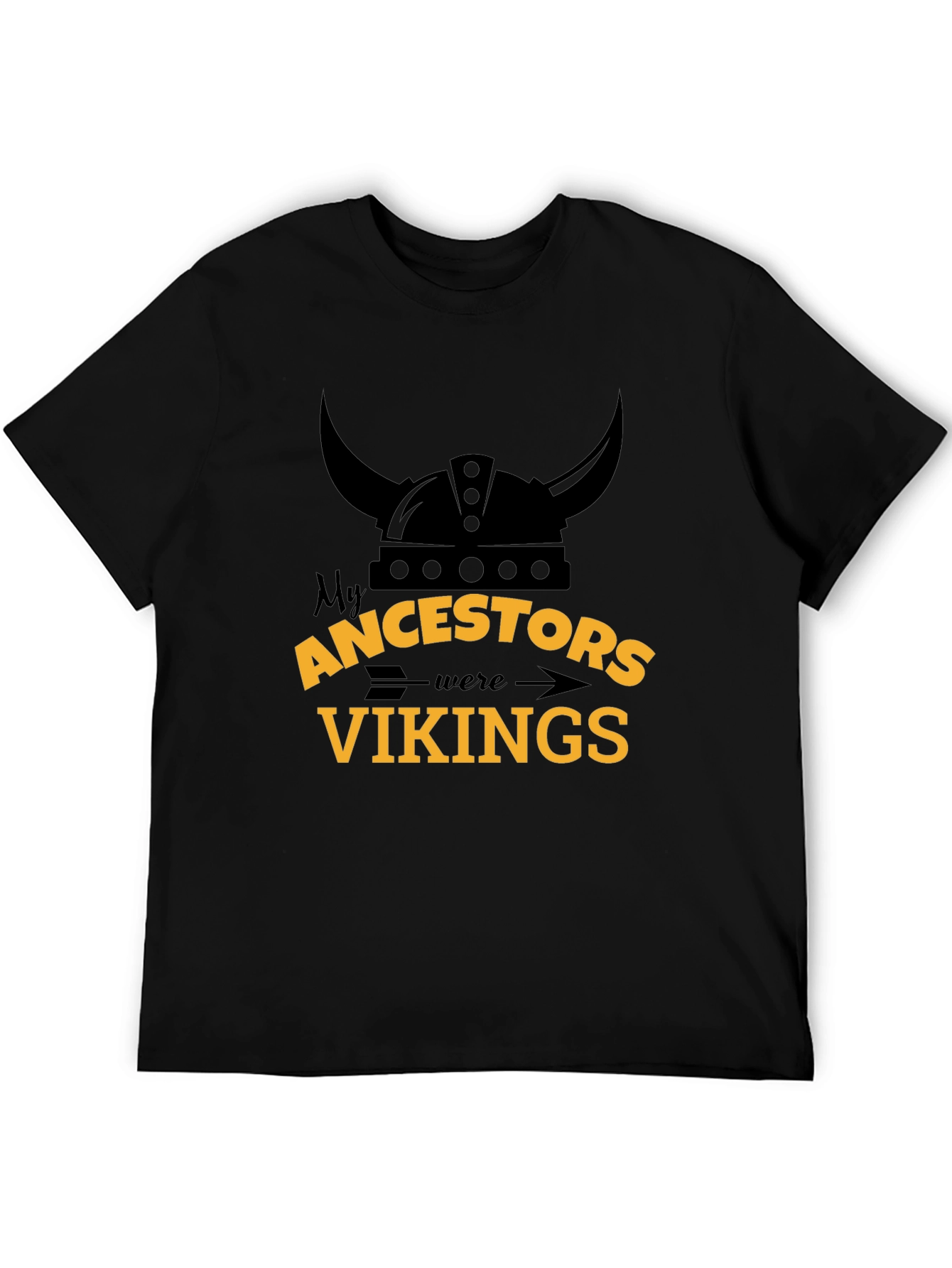 Viking Ancestry T-Shirt - Black