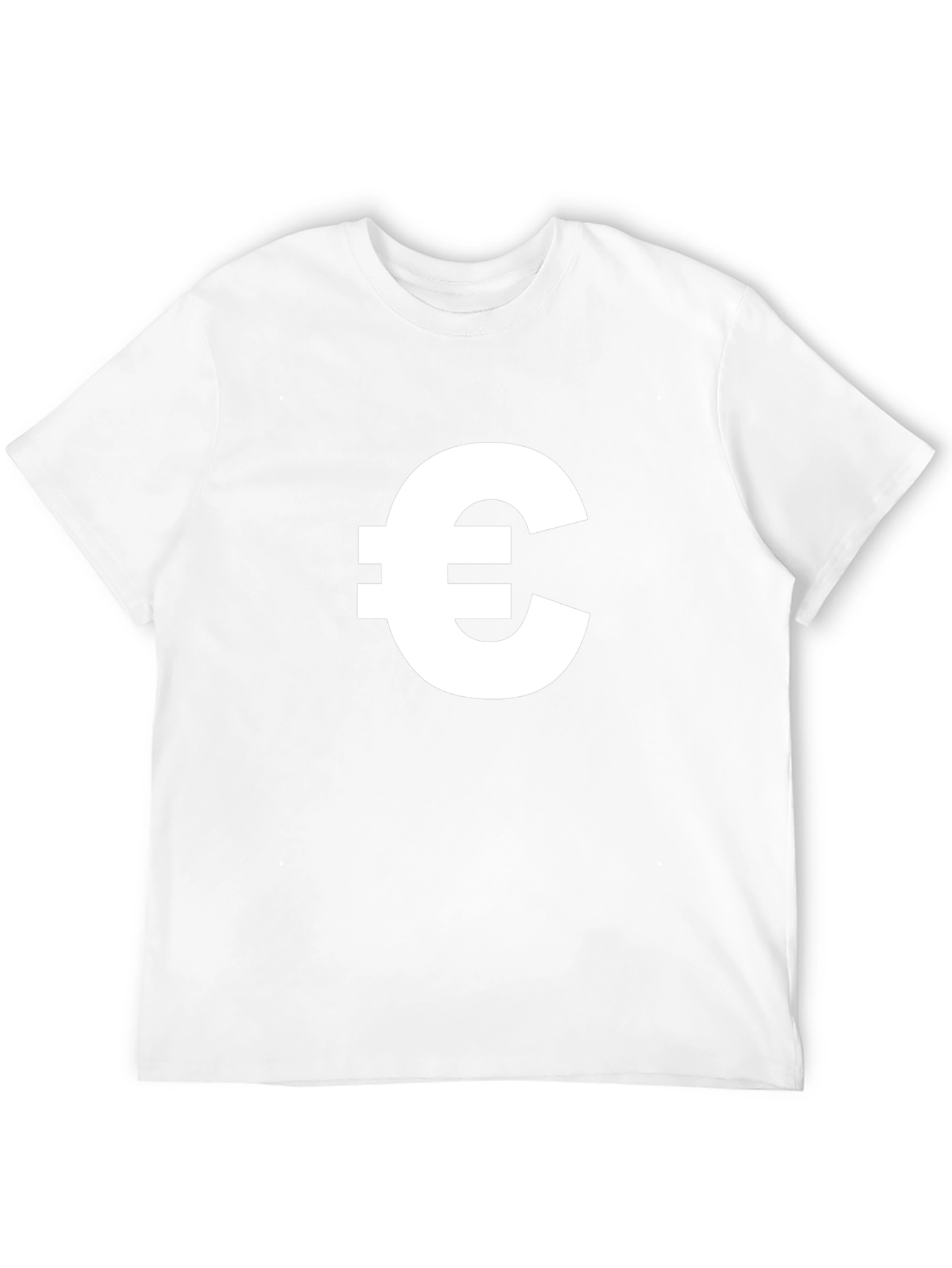 Euro Symbol T-Shirt - Classic Black Tee