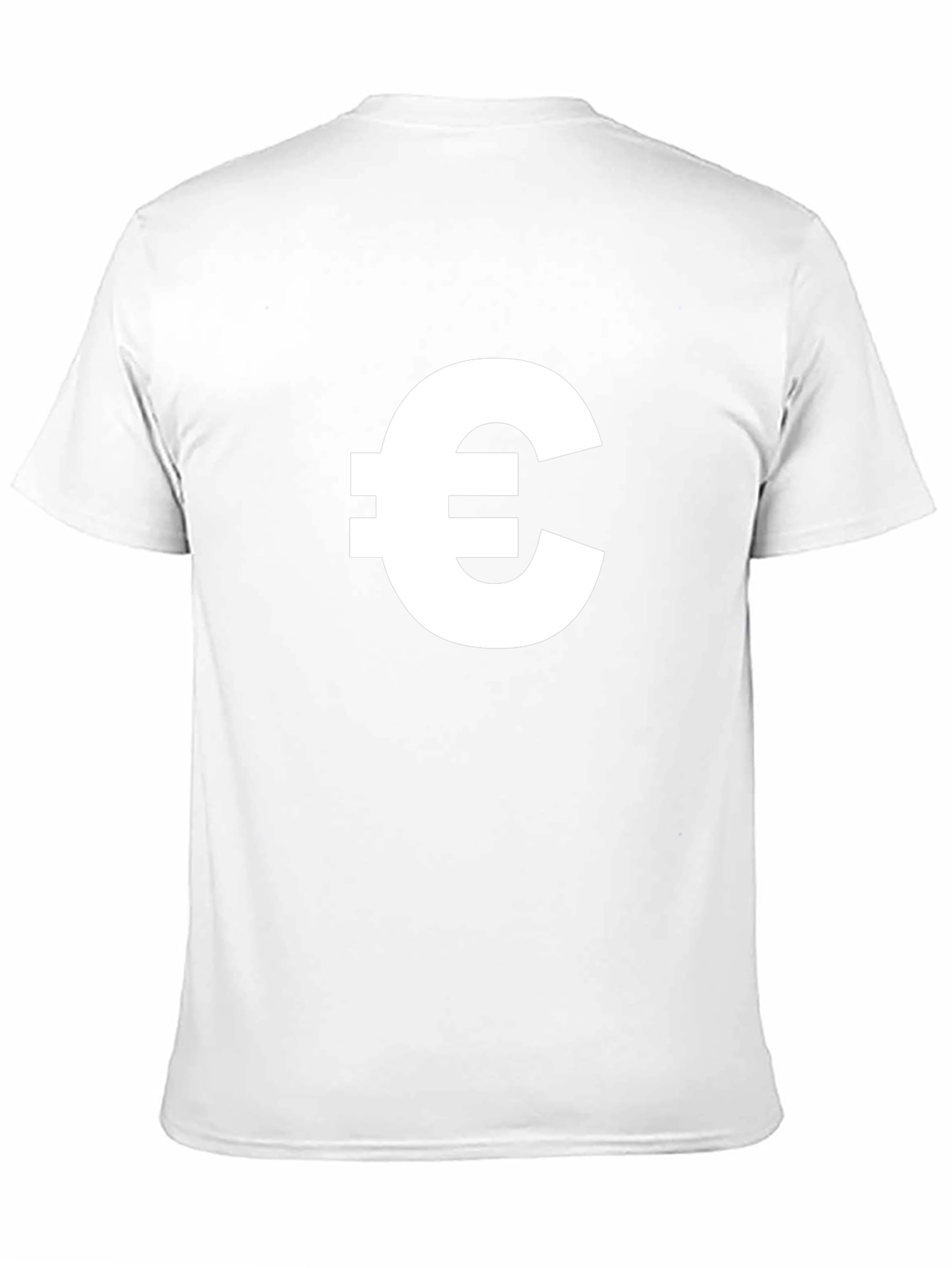 Euro Symbol T-Shirt - Classic Black Tee