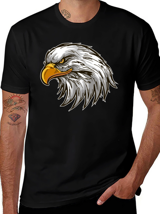 Bald Eagle Graphic T-Shirt - Black