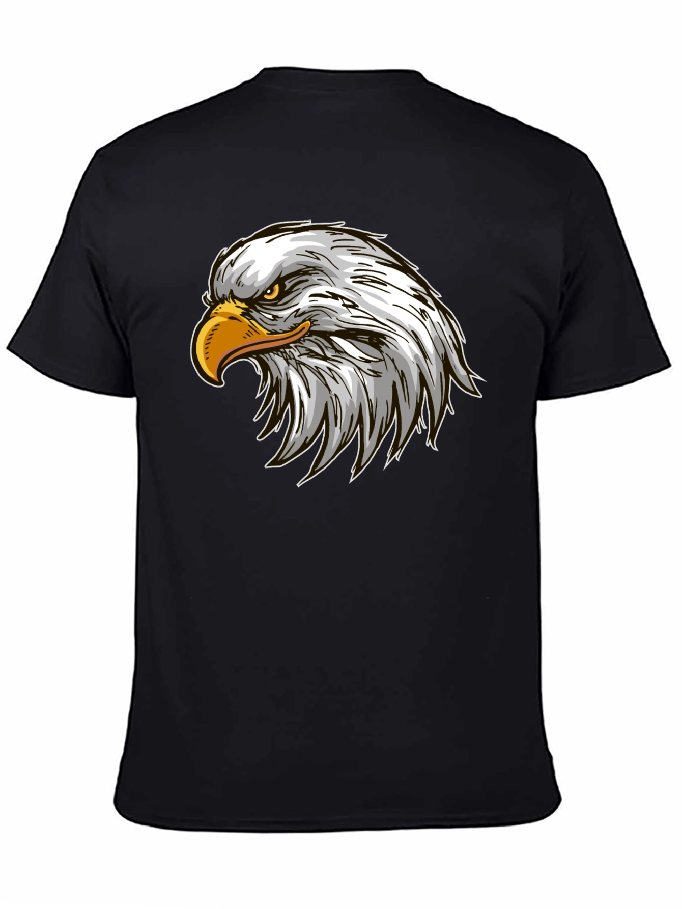 Bald Eagle Graphic T-Shirt - Black