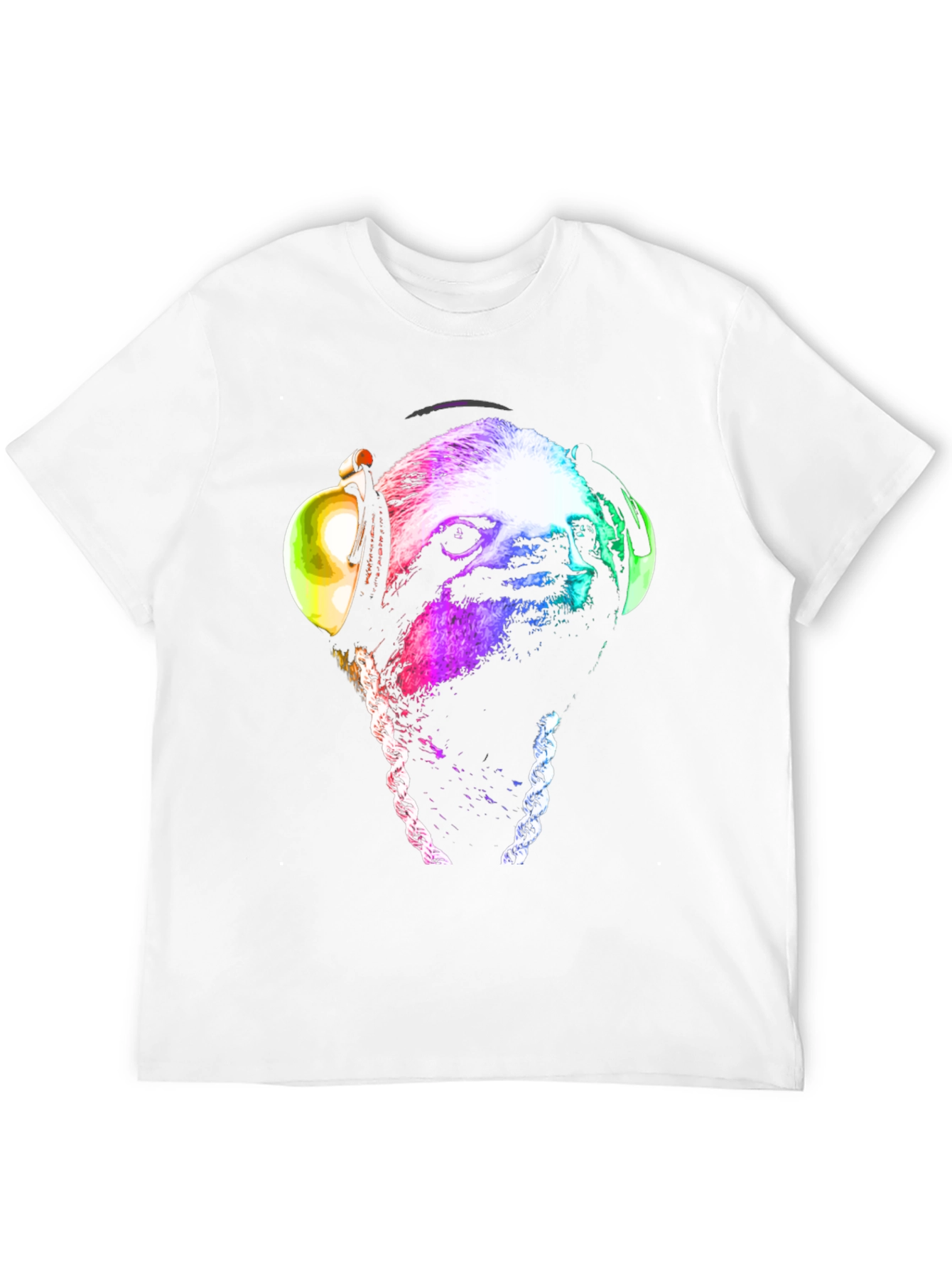 Sloth DJ T-Shirt - Cool Graphic Tee