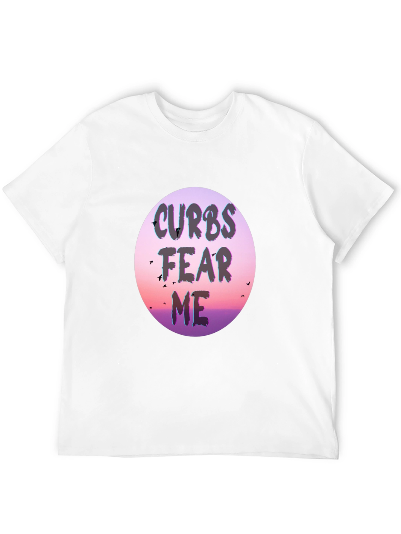 Curb Fear Me Graphic Tee - Stylish Black T-Shirt