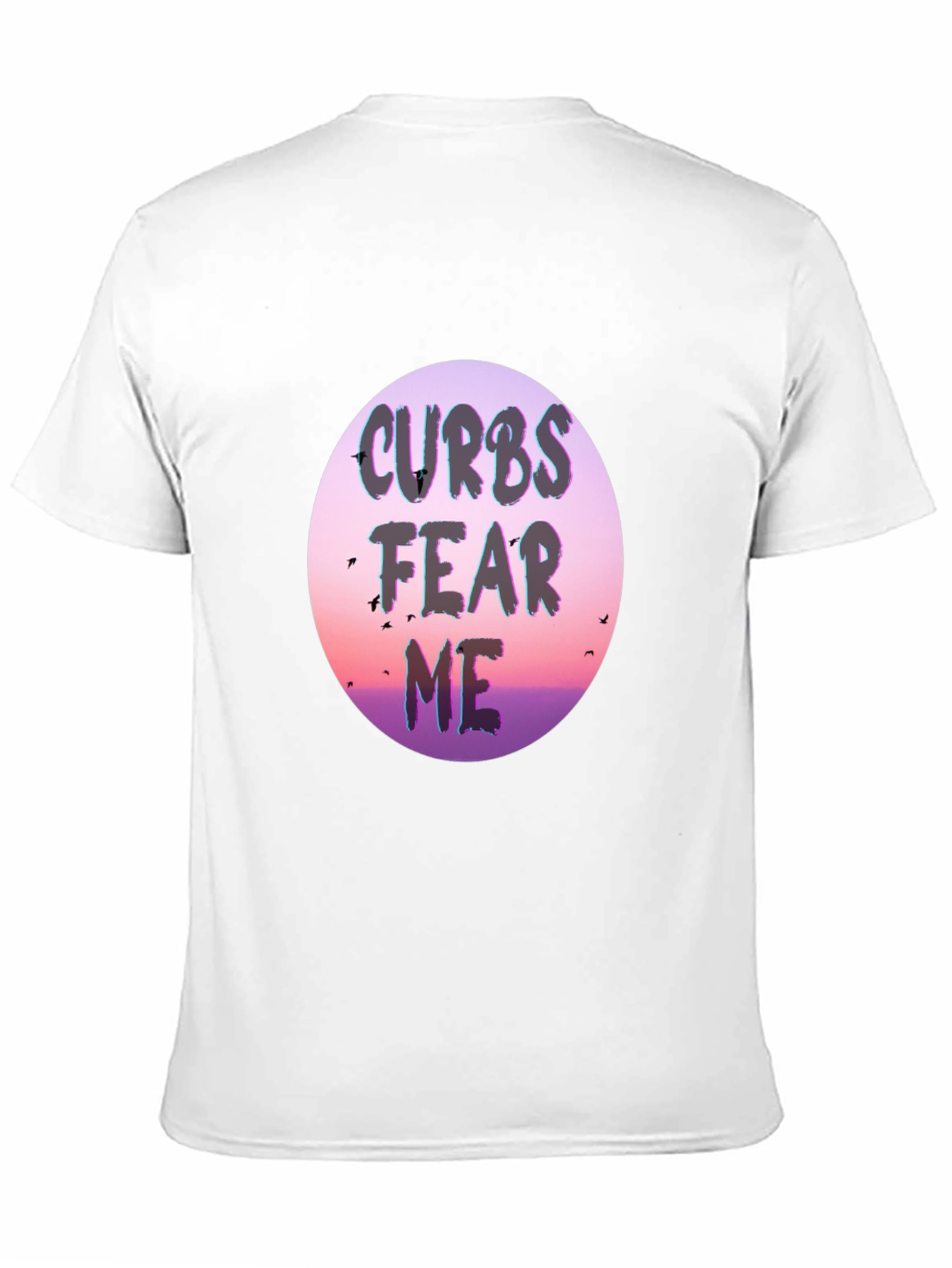 Curb Fear Me Graphic Tee - Stylish Black T-Shirt