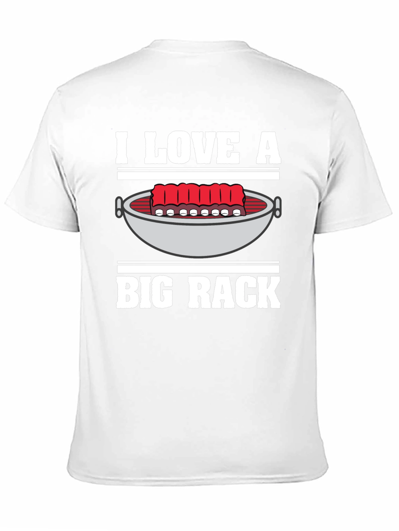 I Love A Big Rack BBQ Graphic T-Shirt