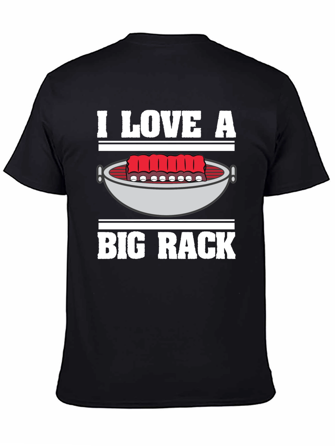 I Love A Big Rack BBQ Graphic T-Shirt