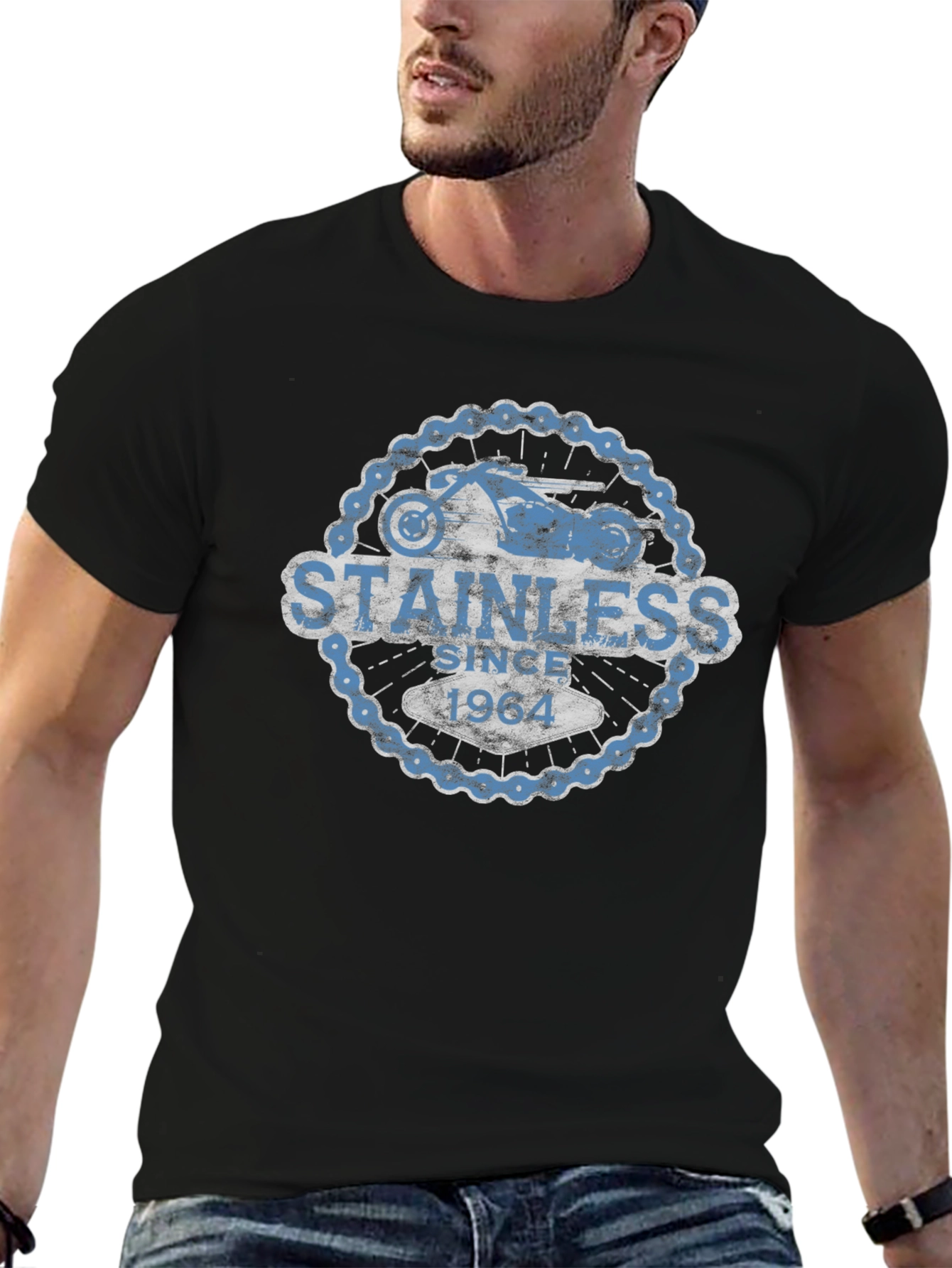 Stainless Since 1964 Motorcycle T-Shirt