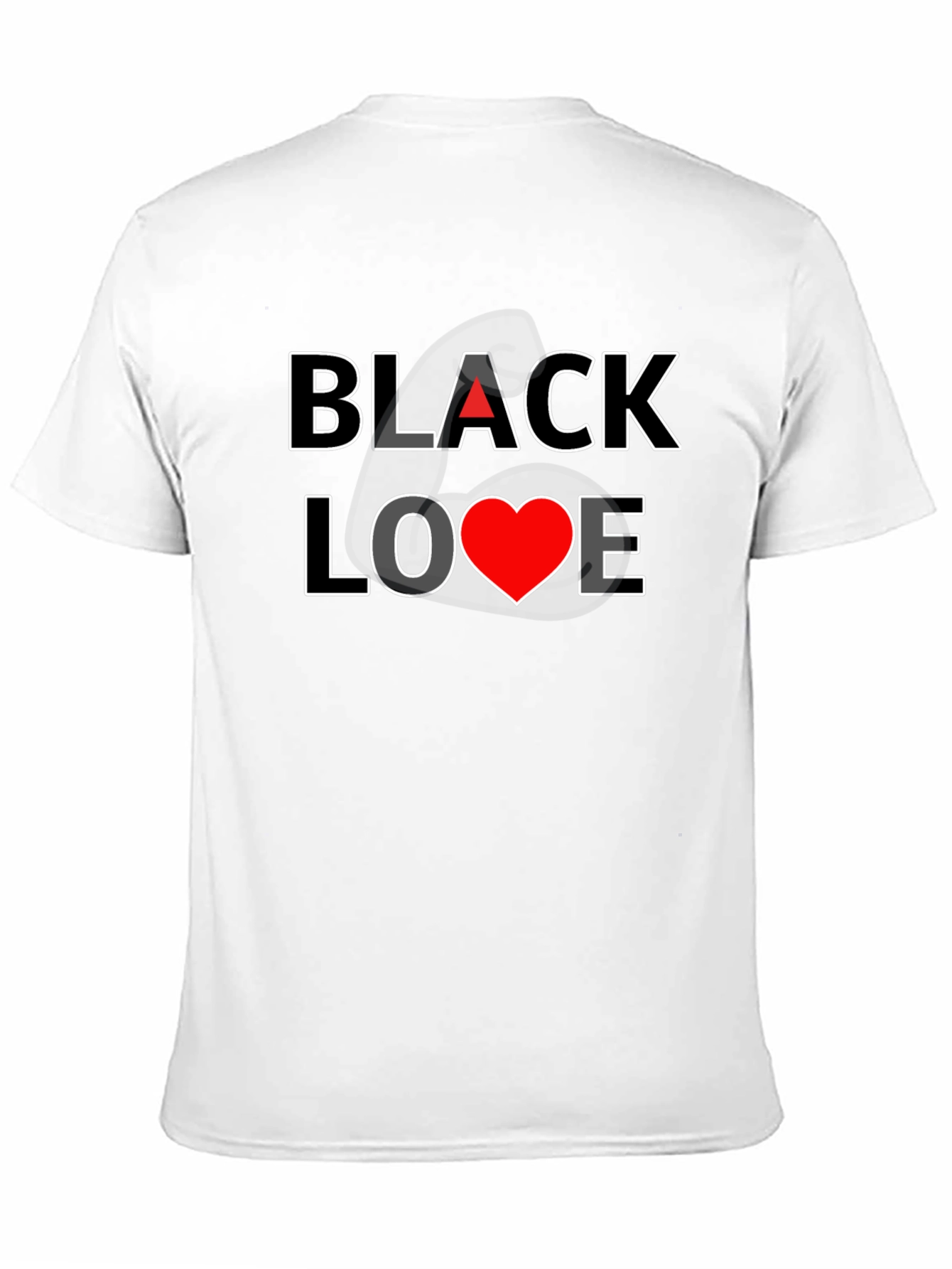 Black Love Graphic Tee - Stylish & Comfortable