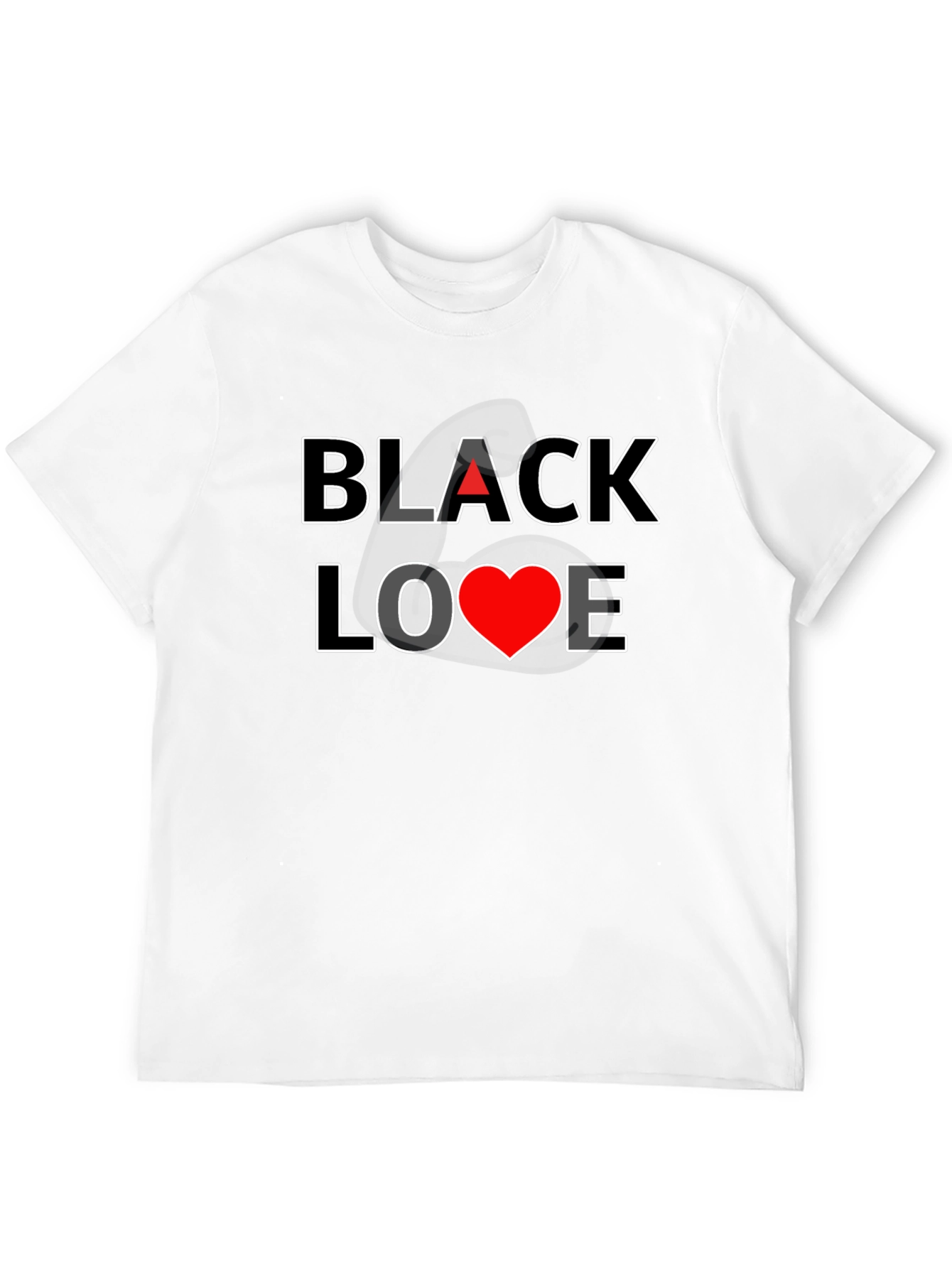 Black Love Graphic Tee - Stylish & Comfortable