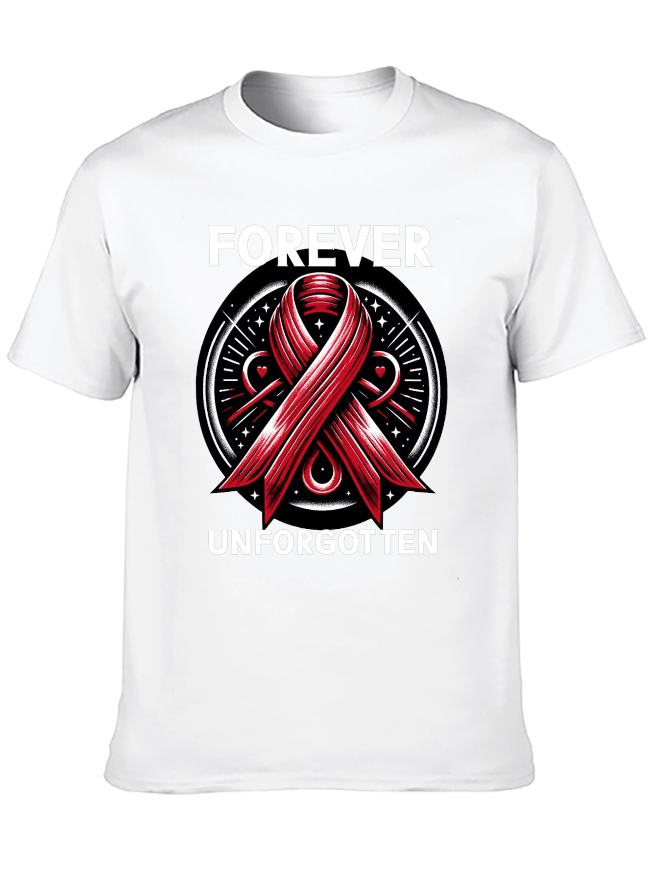 Forever Unforgotten Ribbon Graphic Tee
