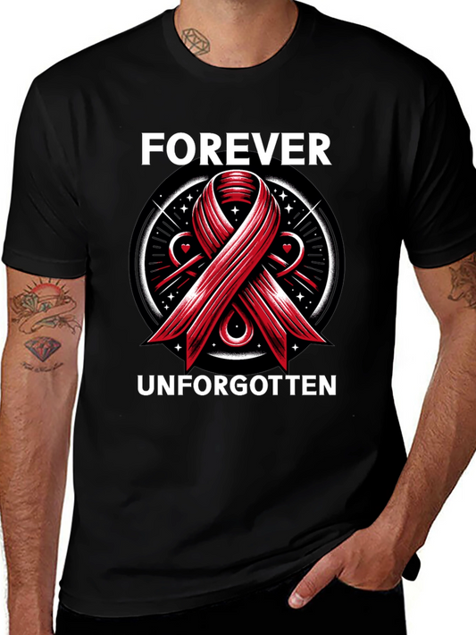 Forever Unforgotten Ribbon Graphic Tee