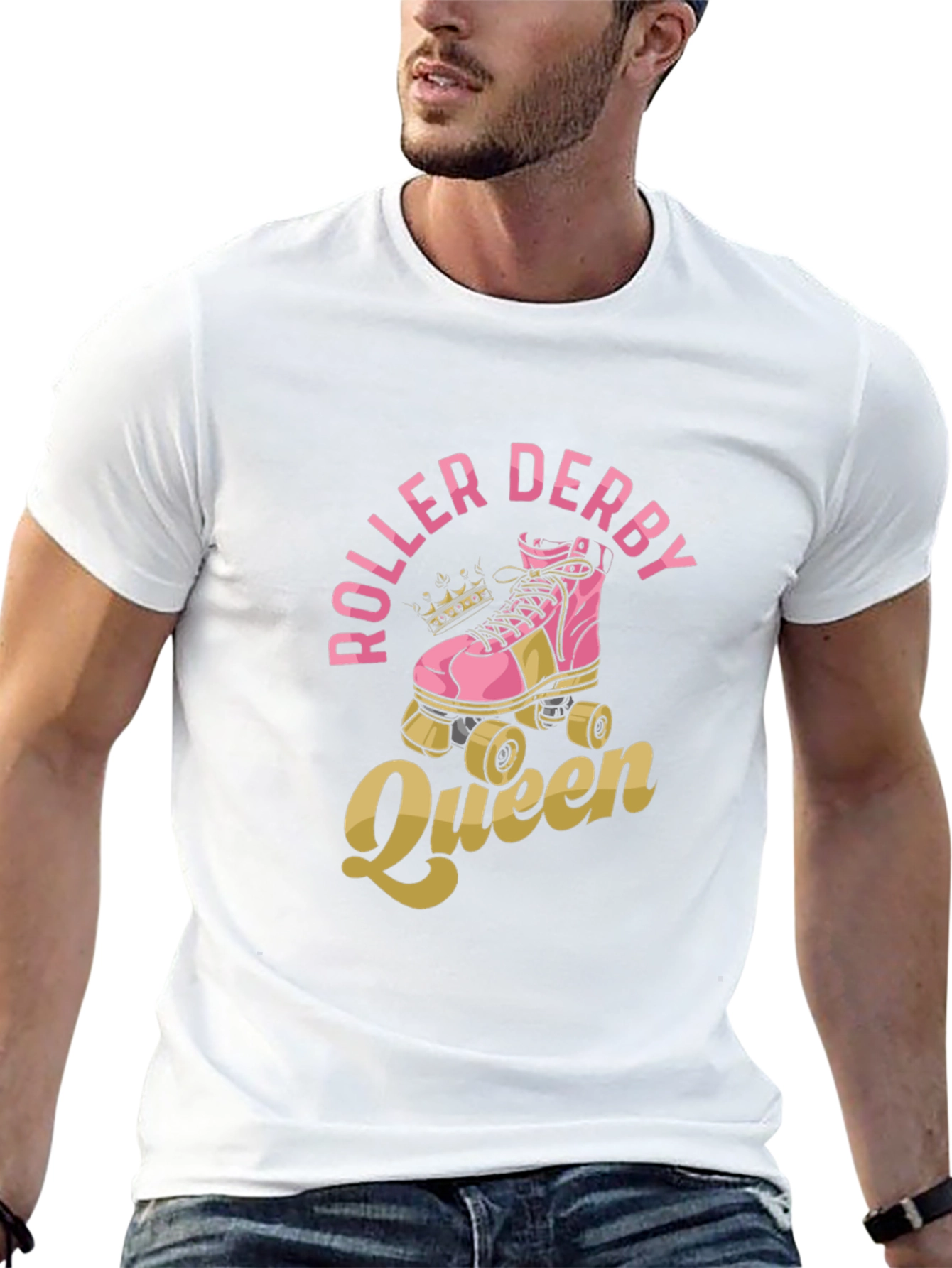 Roller Derby Queen T-Shirt - Graphic Print Tee